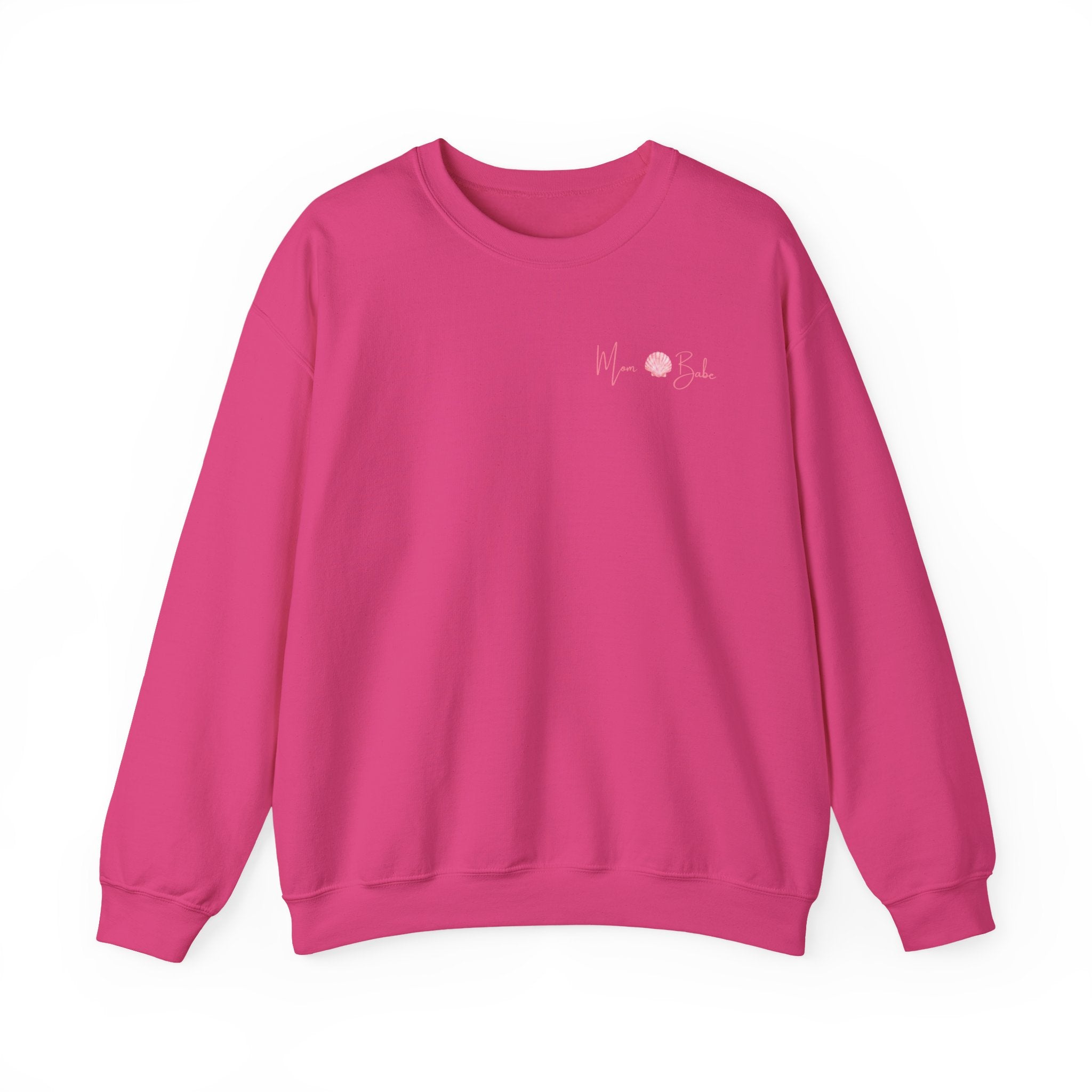 Beach Mom Babe - Pastel Shell Graphic Sweatshirt