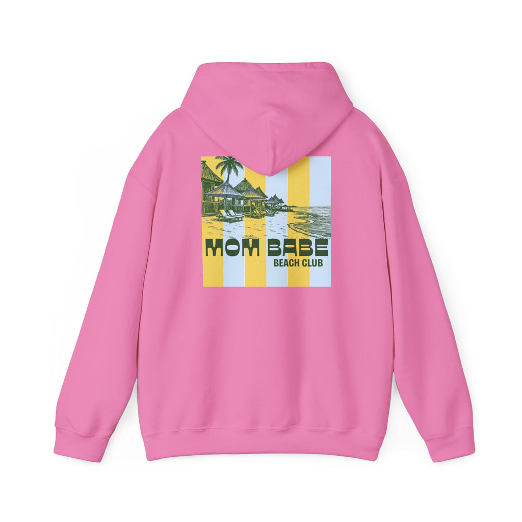 Mom Babe Beach Club — Graphic Hoodie