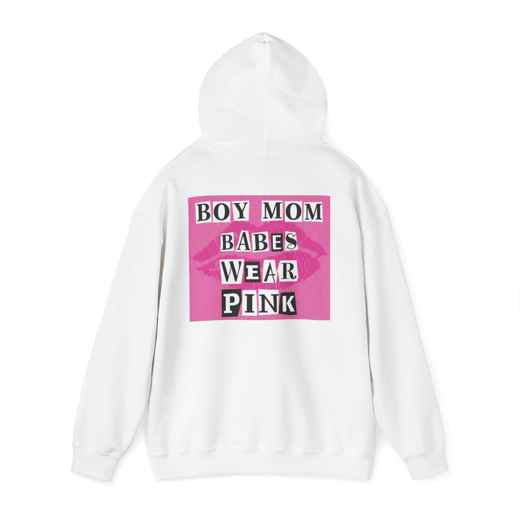 Boy Mom Babes Wear Pink - Graphic Hoodie