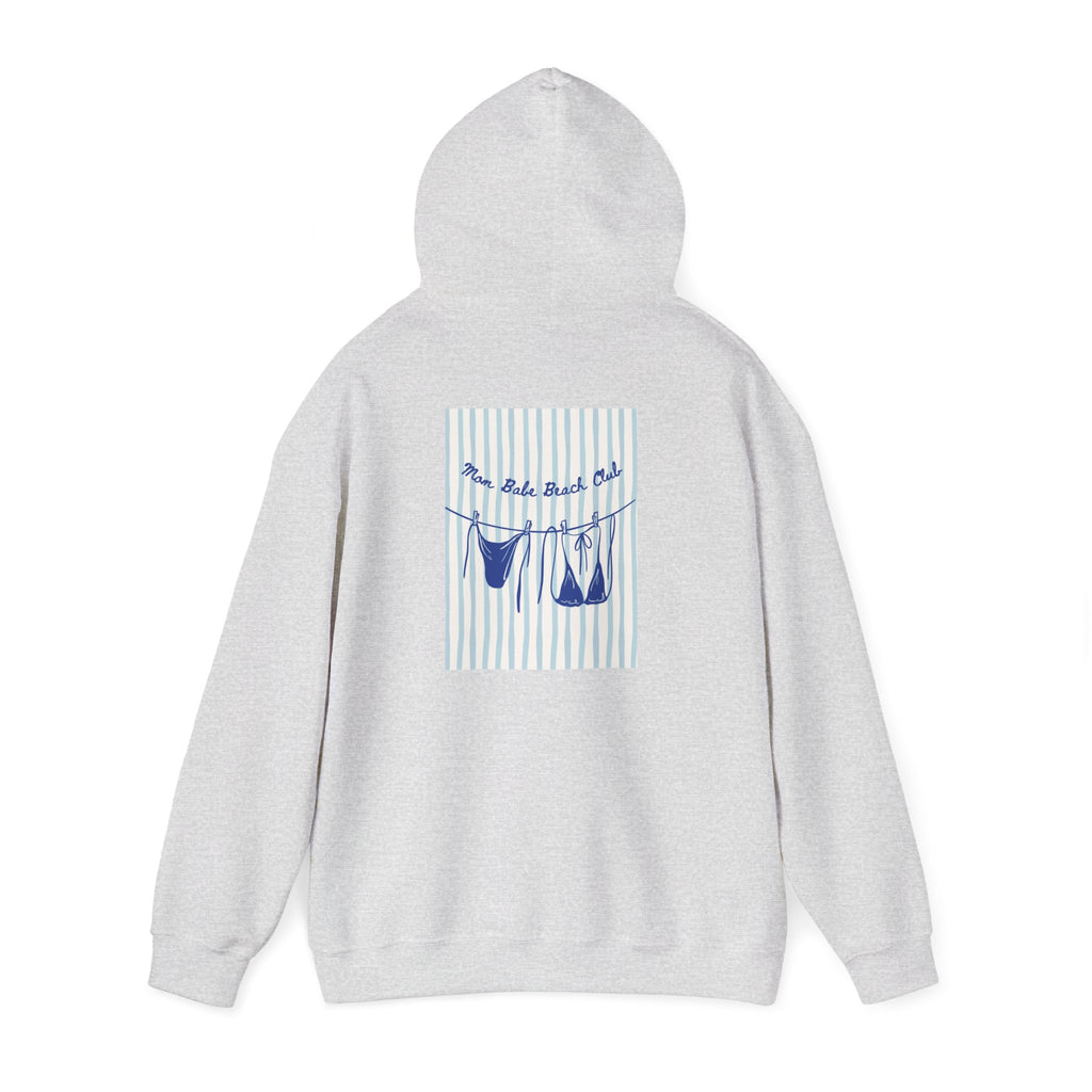 Mom Babe Beach Club - Bikini Graphic Hoodie
