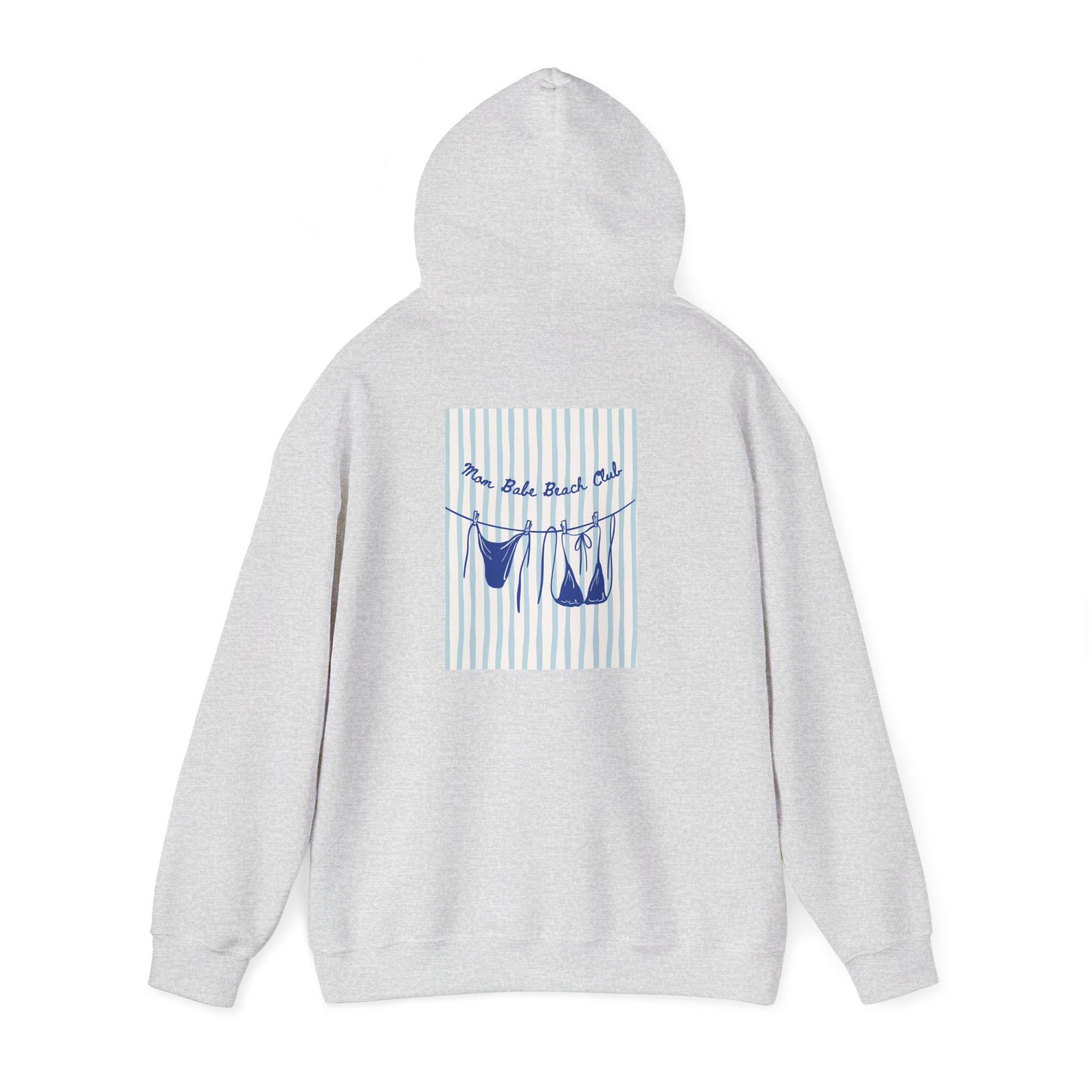 Mom Babe Beach Club - Bikini Graphic Hoodie