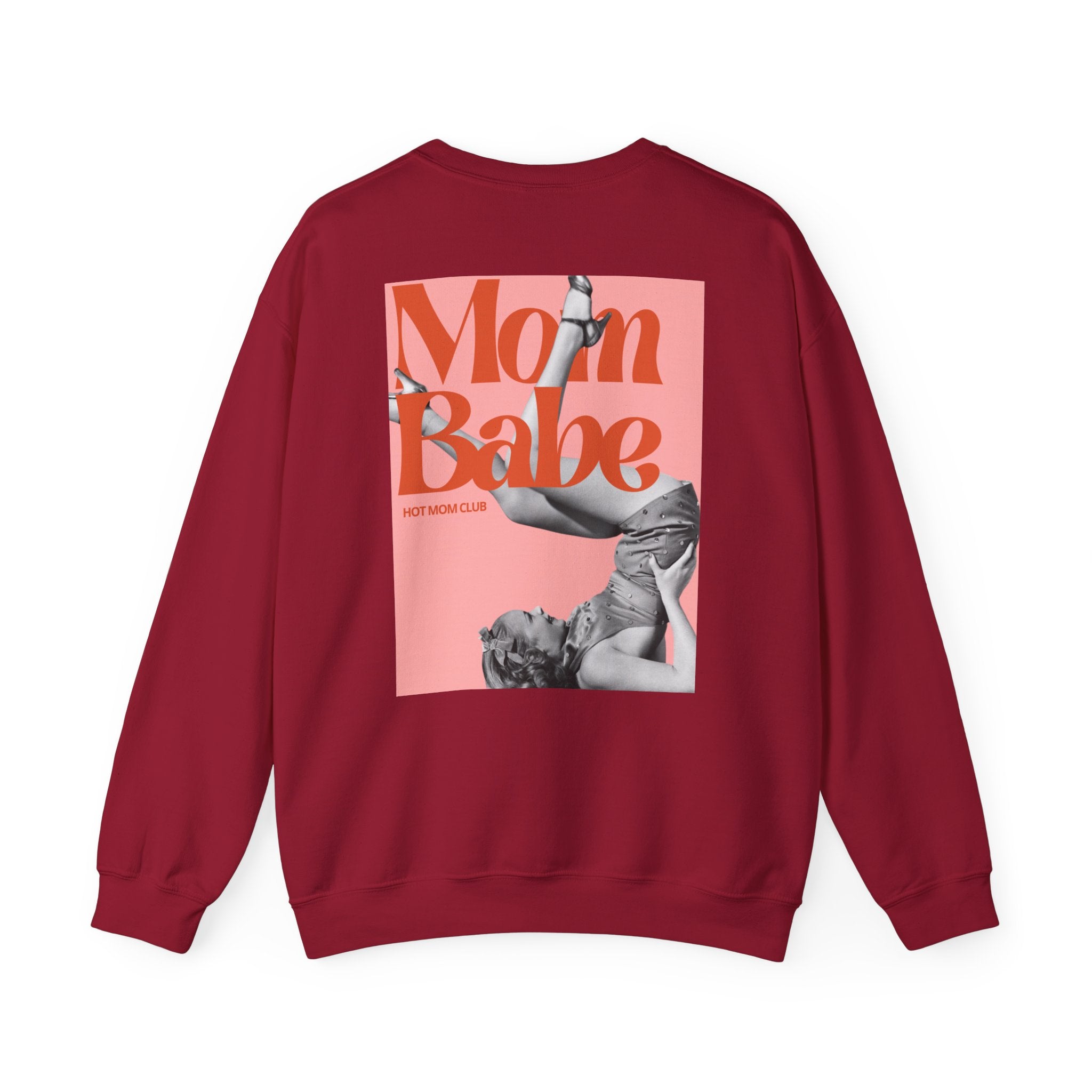 Mom Babe Hot Mom Club - Vintage Graphic Sweatshirt