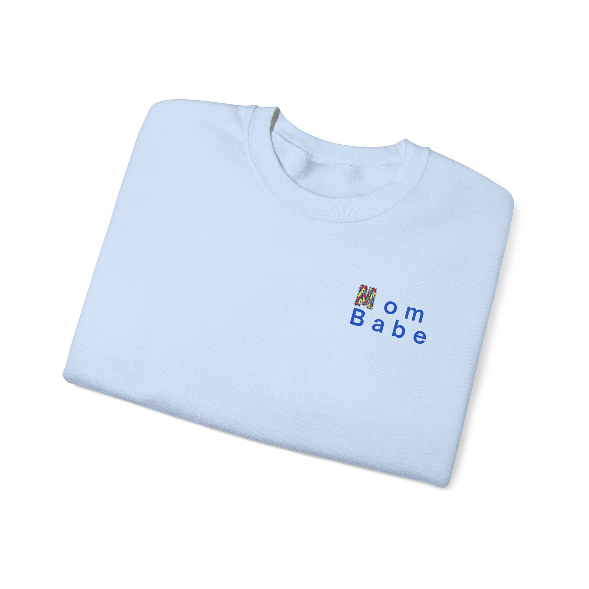 Mom Babe Autism Advocate - Graphic Sweatshirt