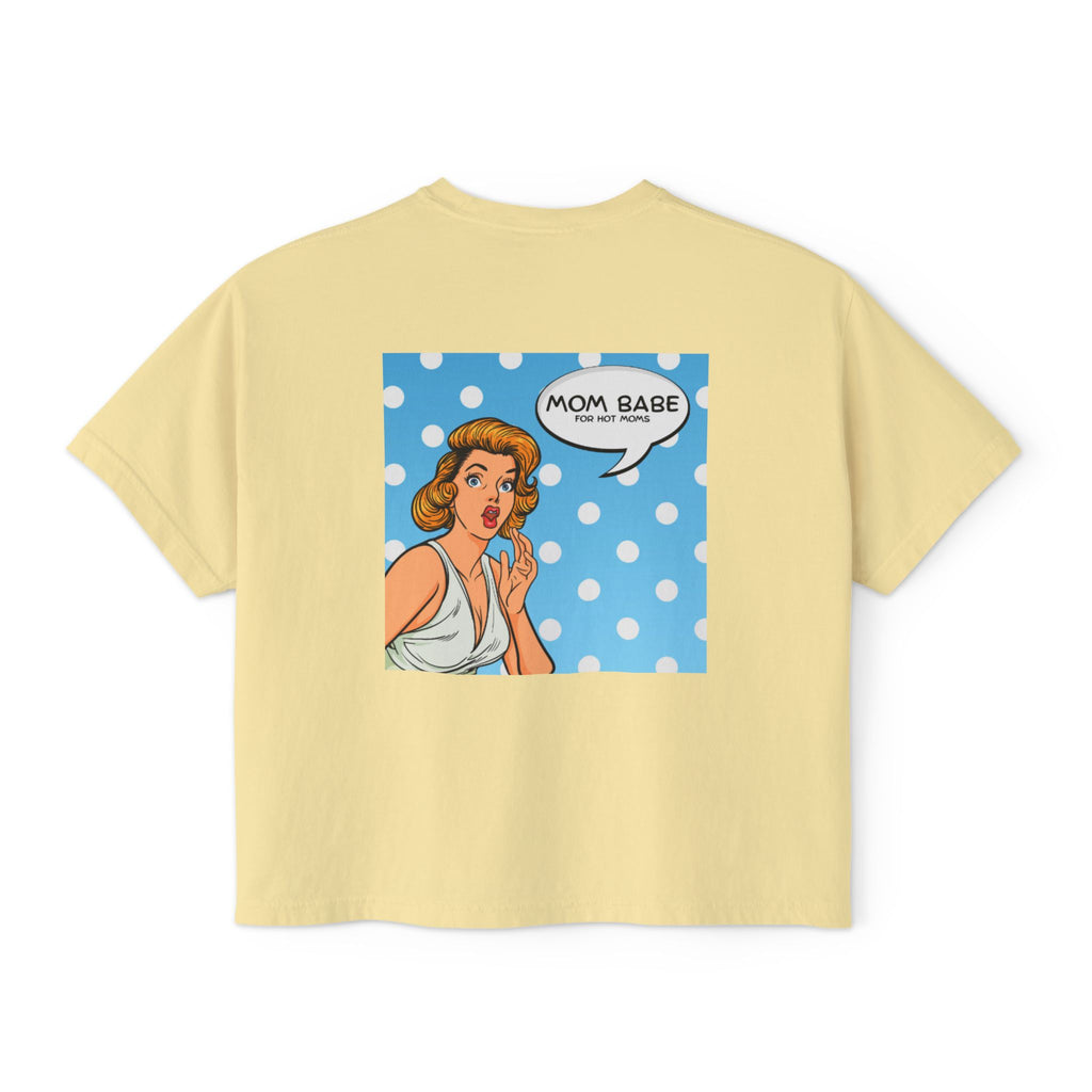 Mom Babe For Hot Moms - Retro Pop Art Graphic Tee