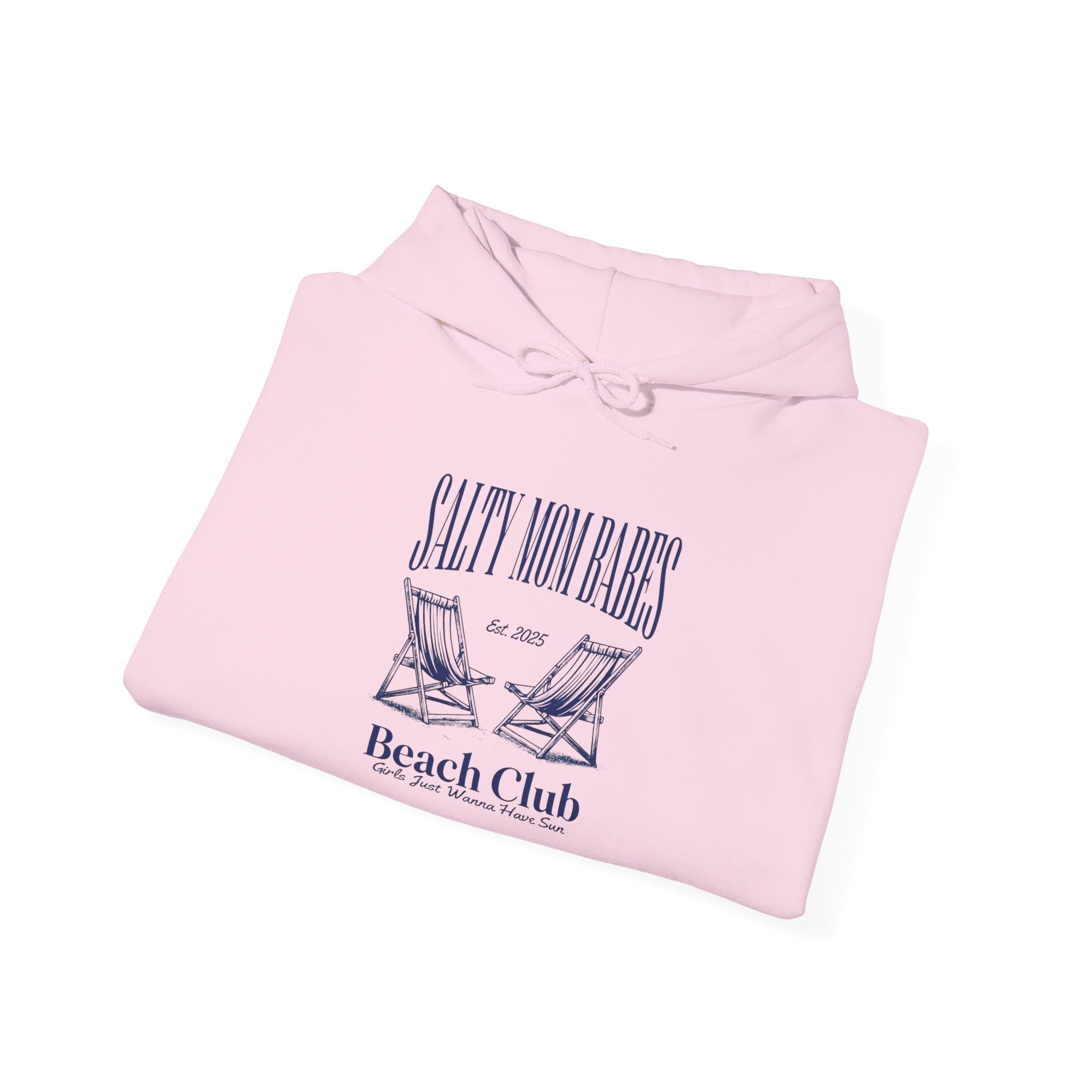 Salty Mom Babes Beach Club- Girls Just Wanna Have Sun Graphic Hoodie