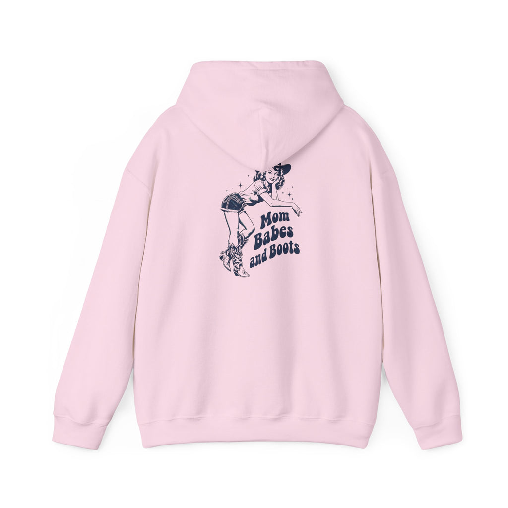 Mom Babes and Boots - Graphic Hoodie
