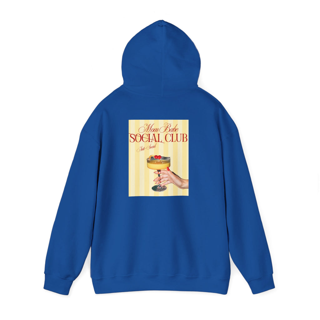 Mom Babe Anti-Social Club - Cocktail Graphic Hoodie