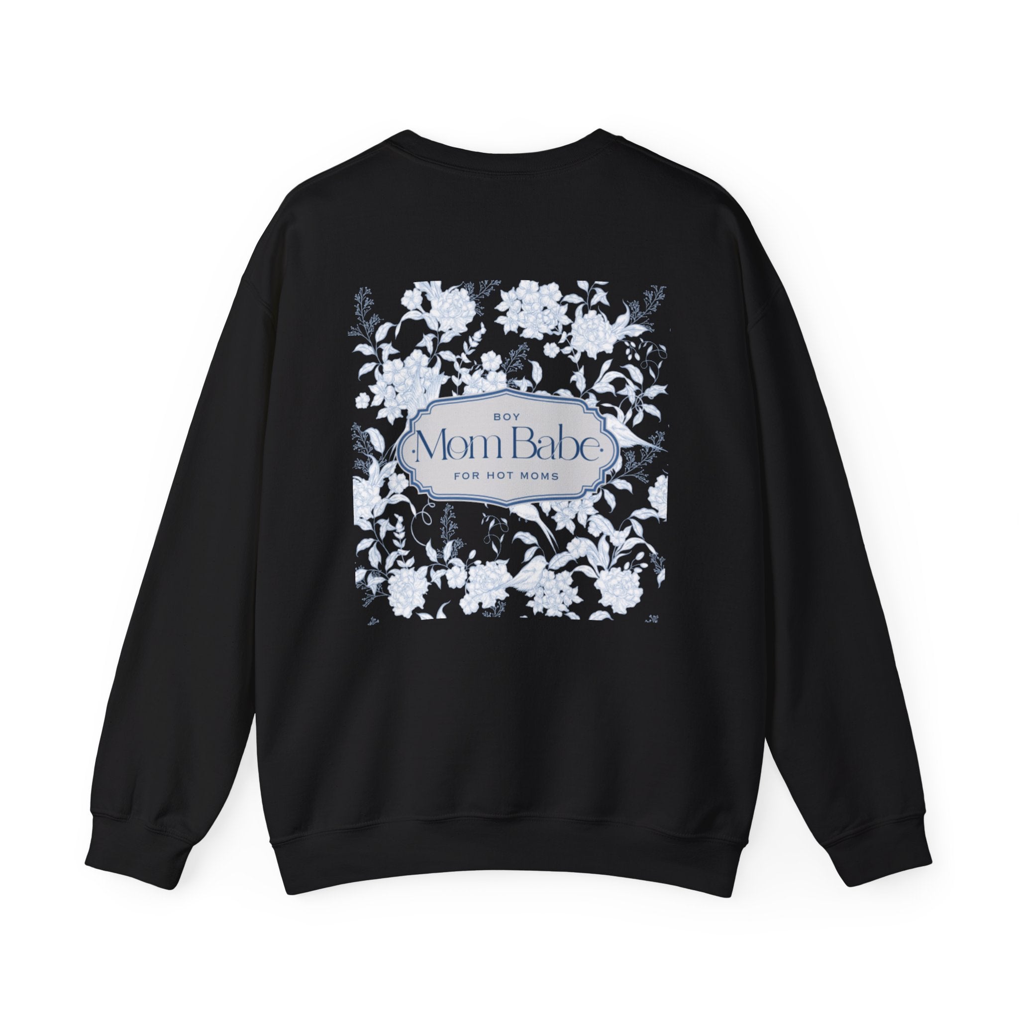 Boy Mom Babe - Floral Graphic Sweatshirt