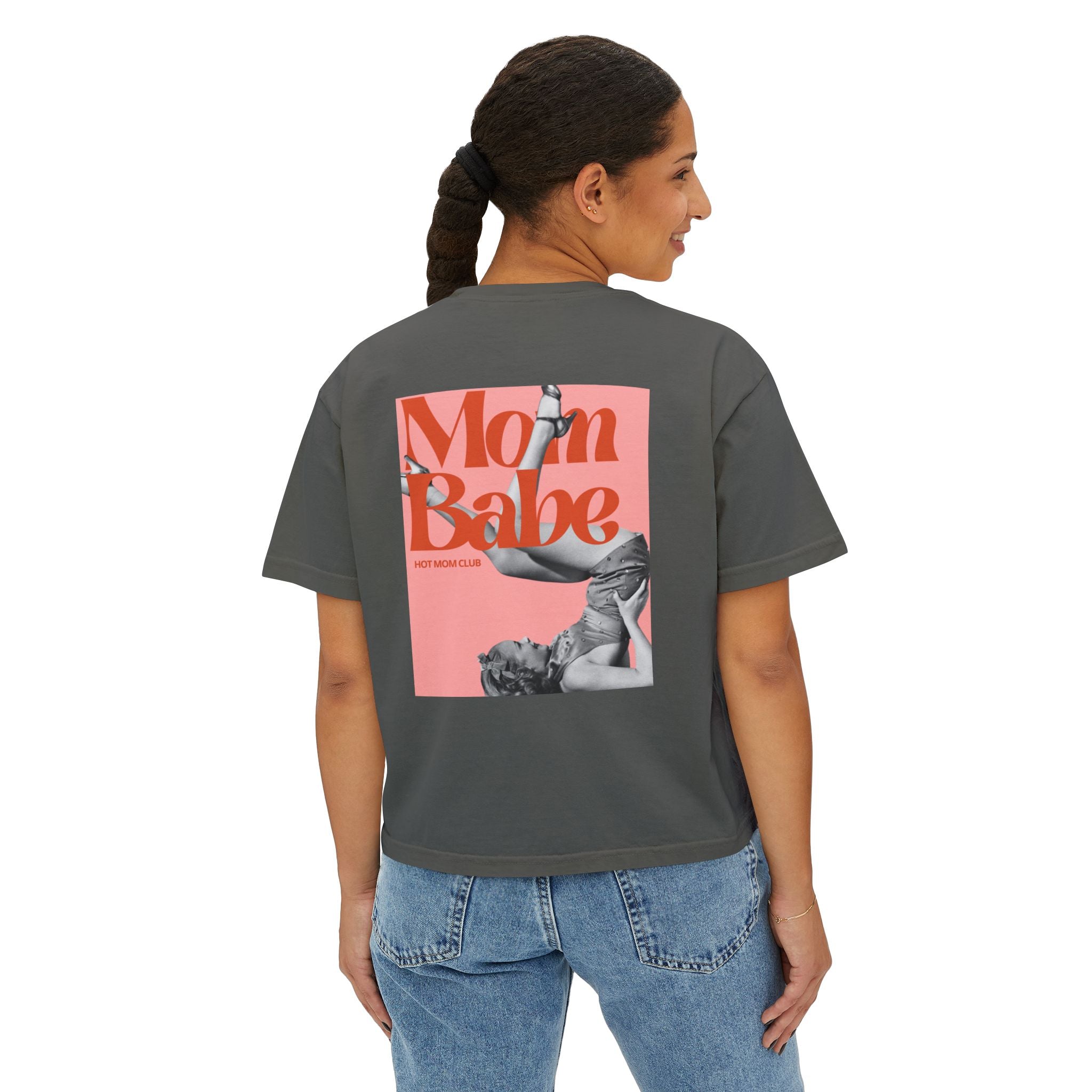 Mom Babe Hot Mom Club - Vintage Graphic Tee