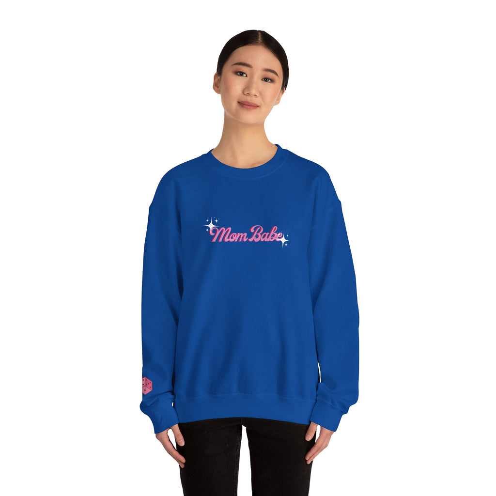 Mom Babe Club - For Hot Moms — Pink Graphic Sweatshirt