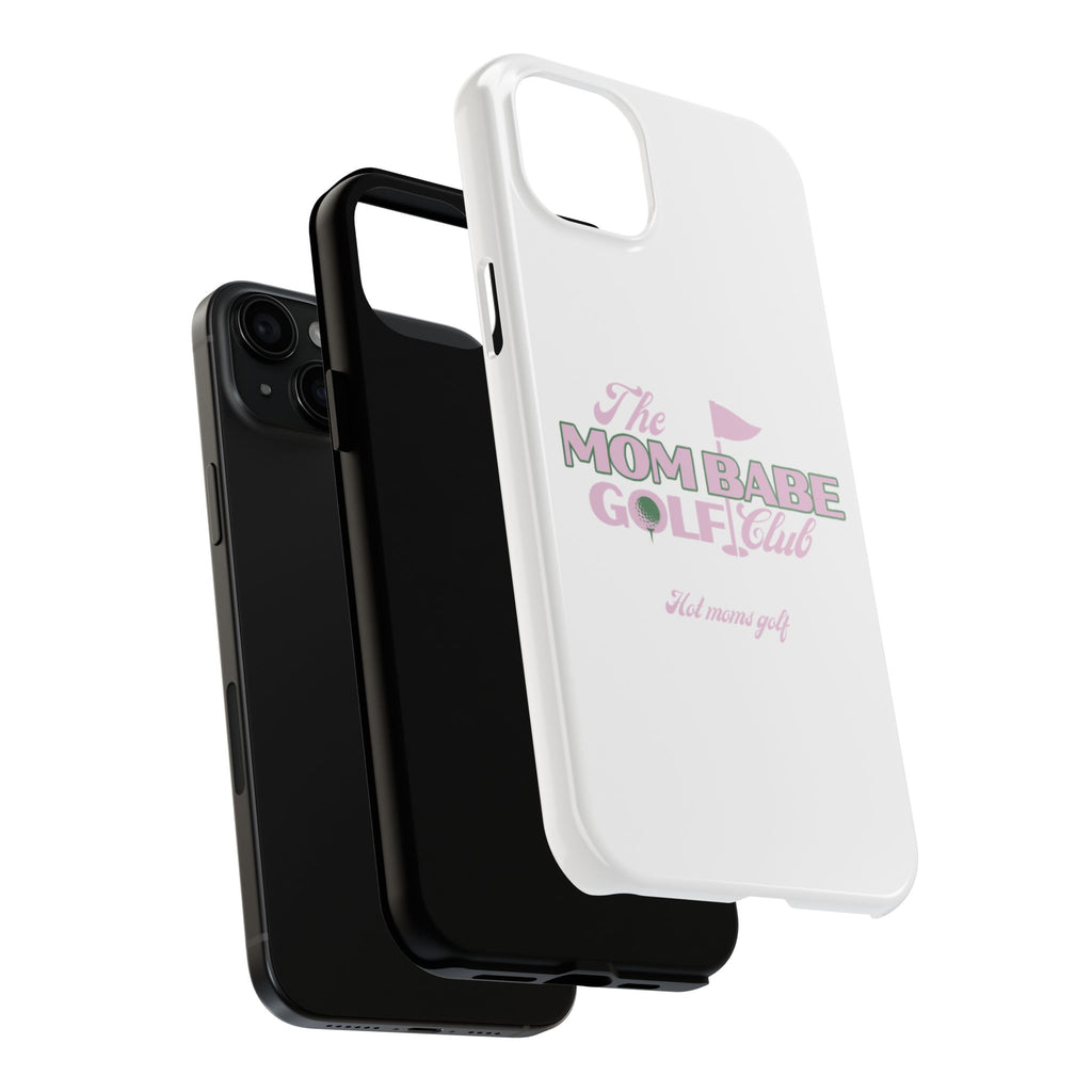 The Mom Babe Golf Club - Pink Vintage Golf Tough Phone Case