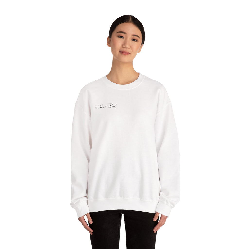 Caffeinated Mom Babe Club - Heart Spill Graphic Sweatshirt
