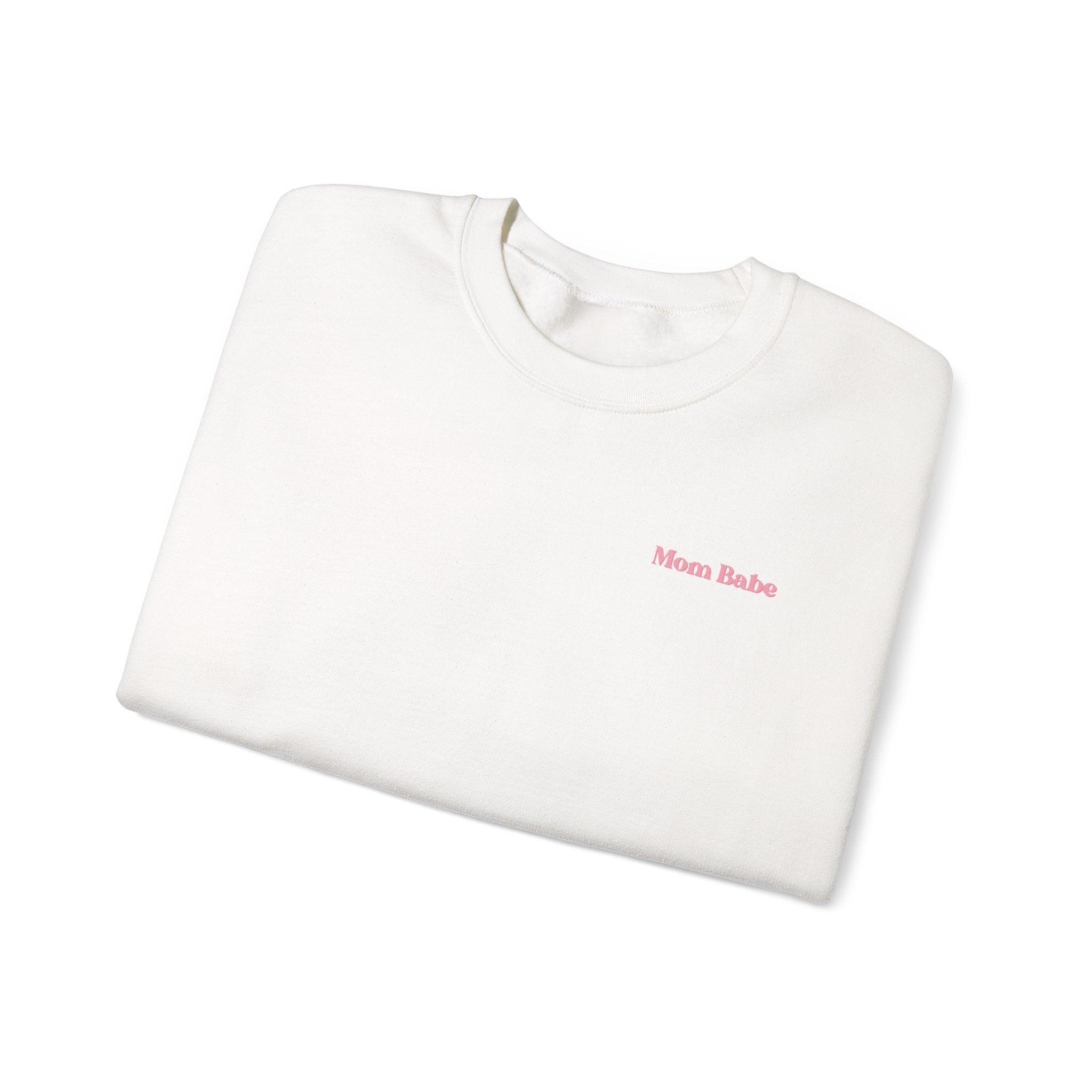 Do It For The Plot Mom Babe - Striped Graphic Sweatshirt
