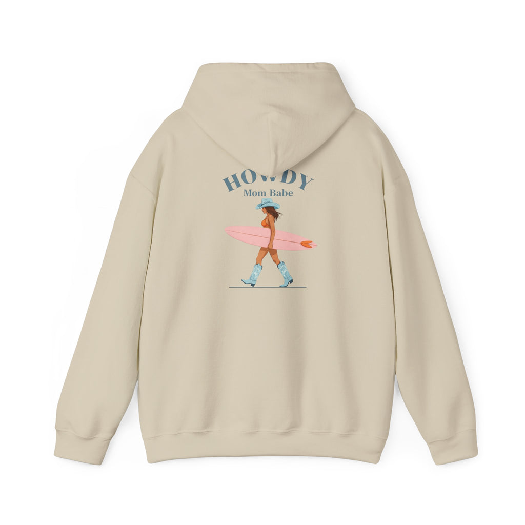 Howdy Mom Babe — Surf Girl Graphic Hoodie