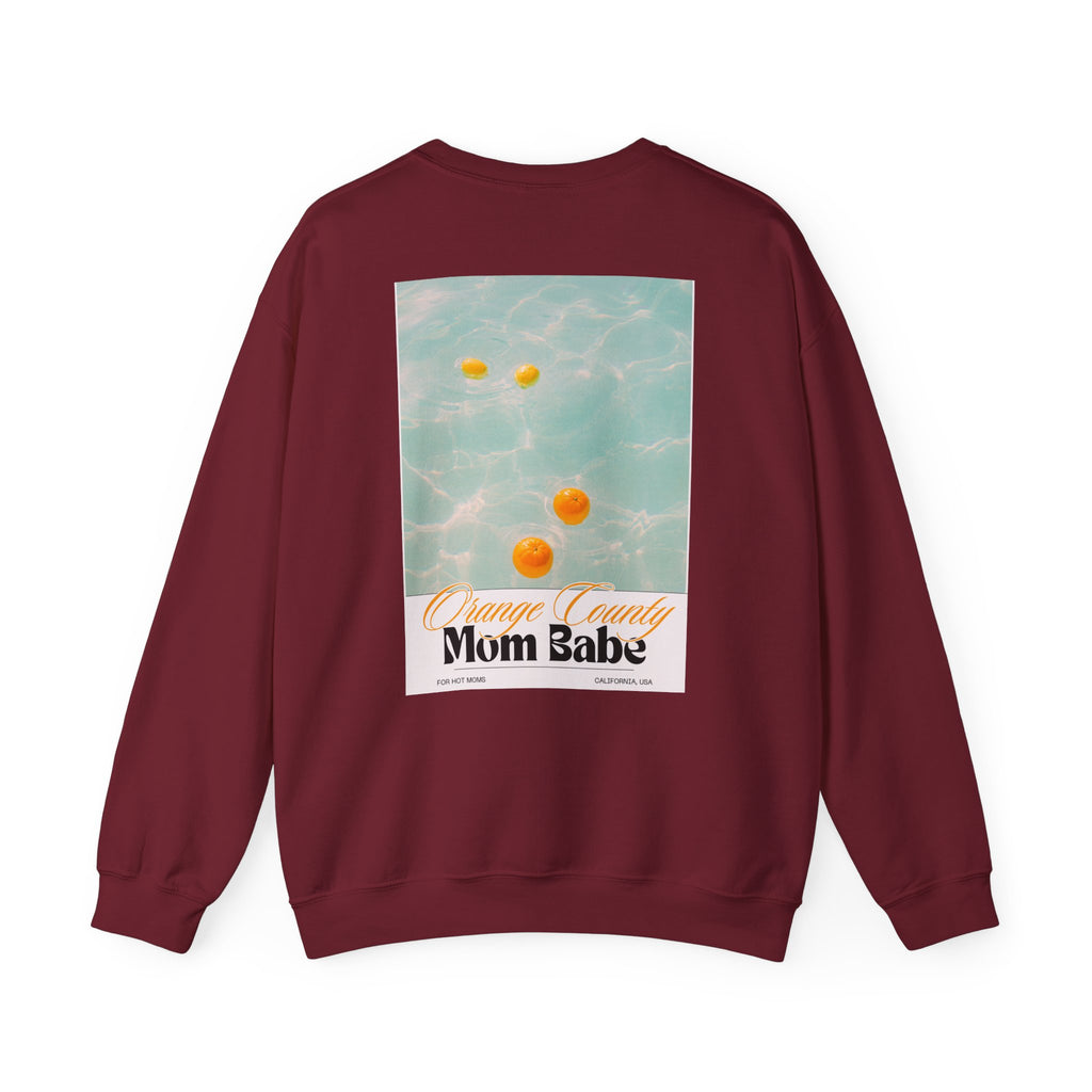 Orange County Mom Babe - Pool Graphic Sweatshirt