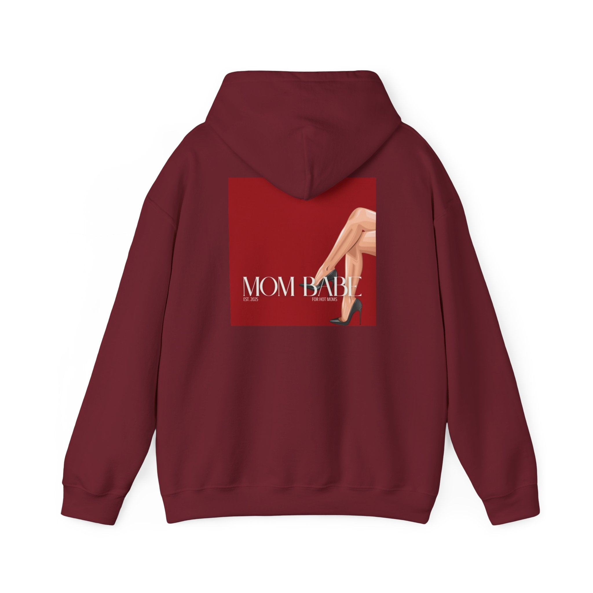 Mom Babe For Hot Moms - Black Heels Graphic Hoodie