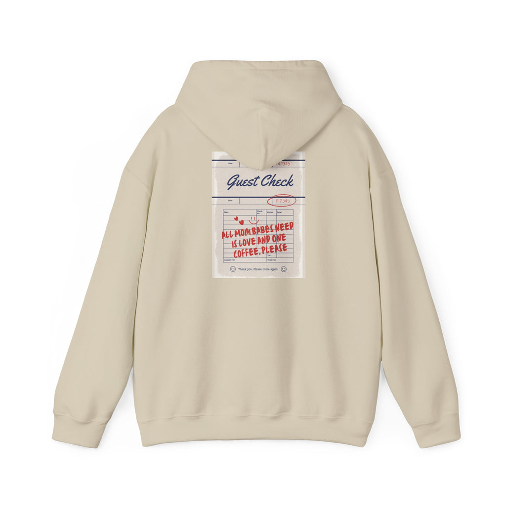 All Mom Babes Need - Graphic Check Hoodie