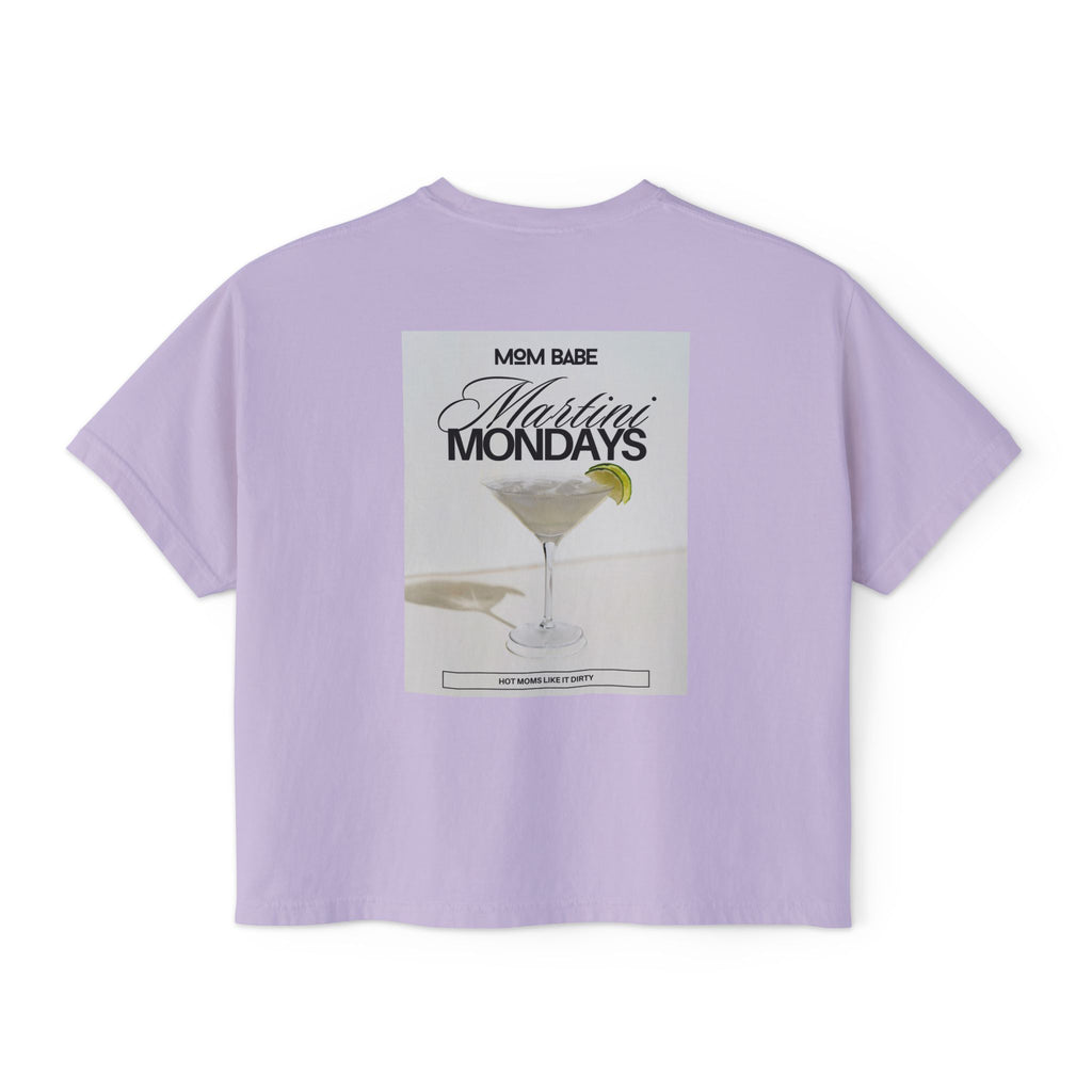 Mom Babe Martini Mondays Hot Moms Like it Dirty - Martini Graphic Tee