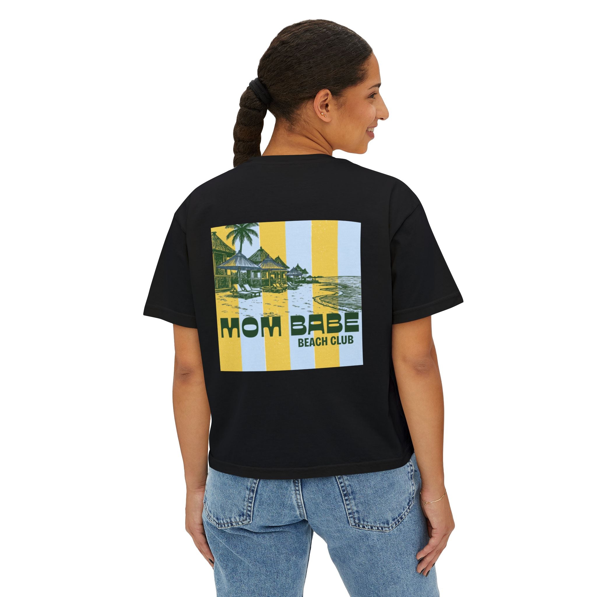 Mom Babe Beach Club - Graphic Tee