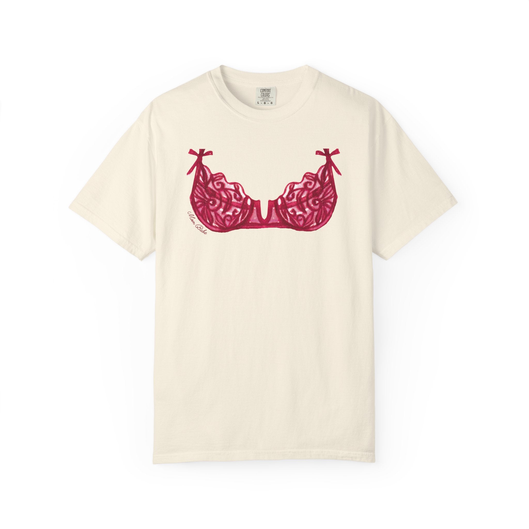 MILF Mom Babe - Bra Tee Pink