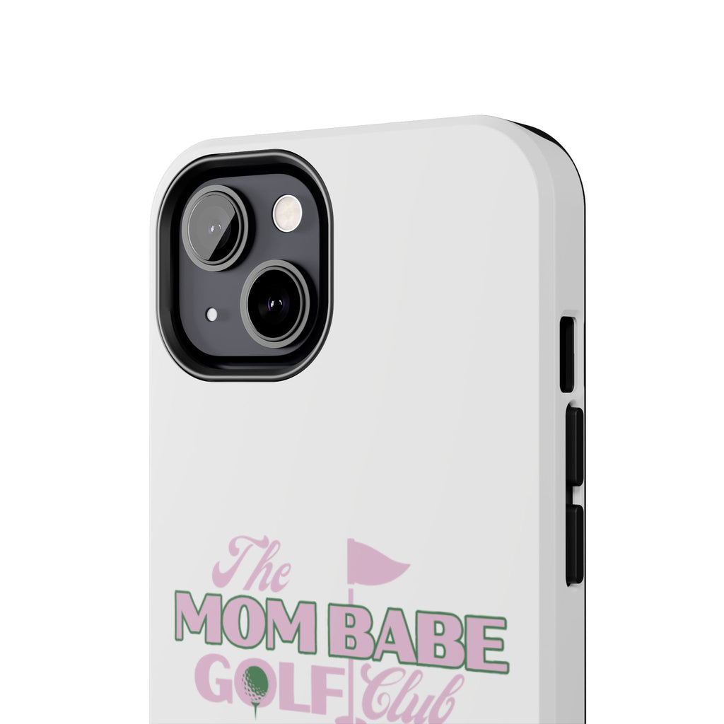The Mom Babe Golf Club - Pink Vintage Golf Tough Phone Case