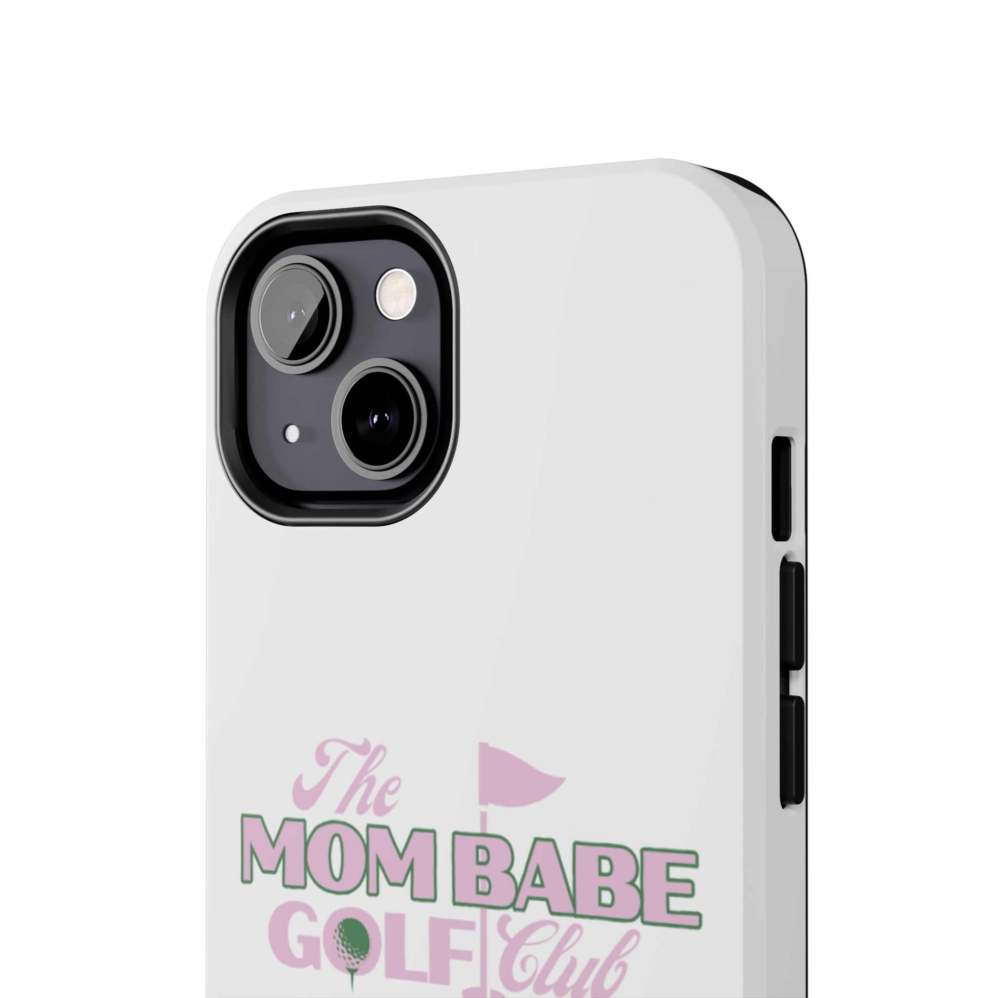 The Mom Babe Golf Club - Pink Vintage Golf Tough Phone Case