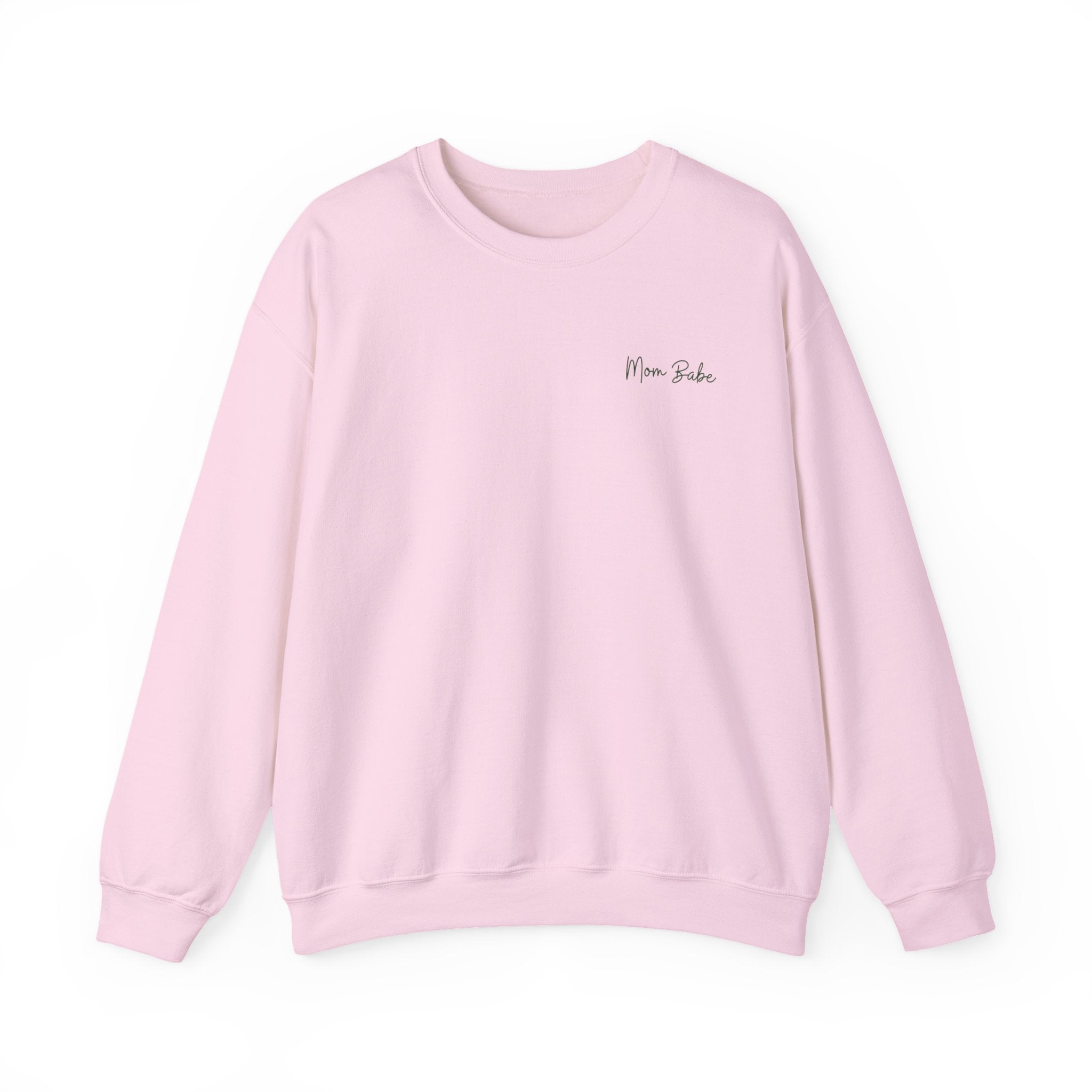 All Mom Babes Need - Graphic Check Sweatshirt