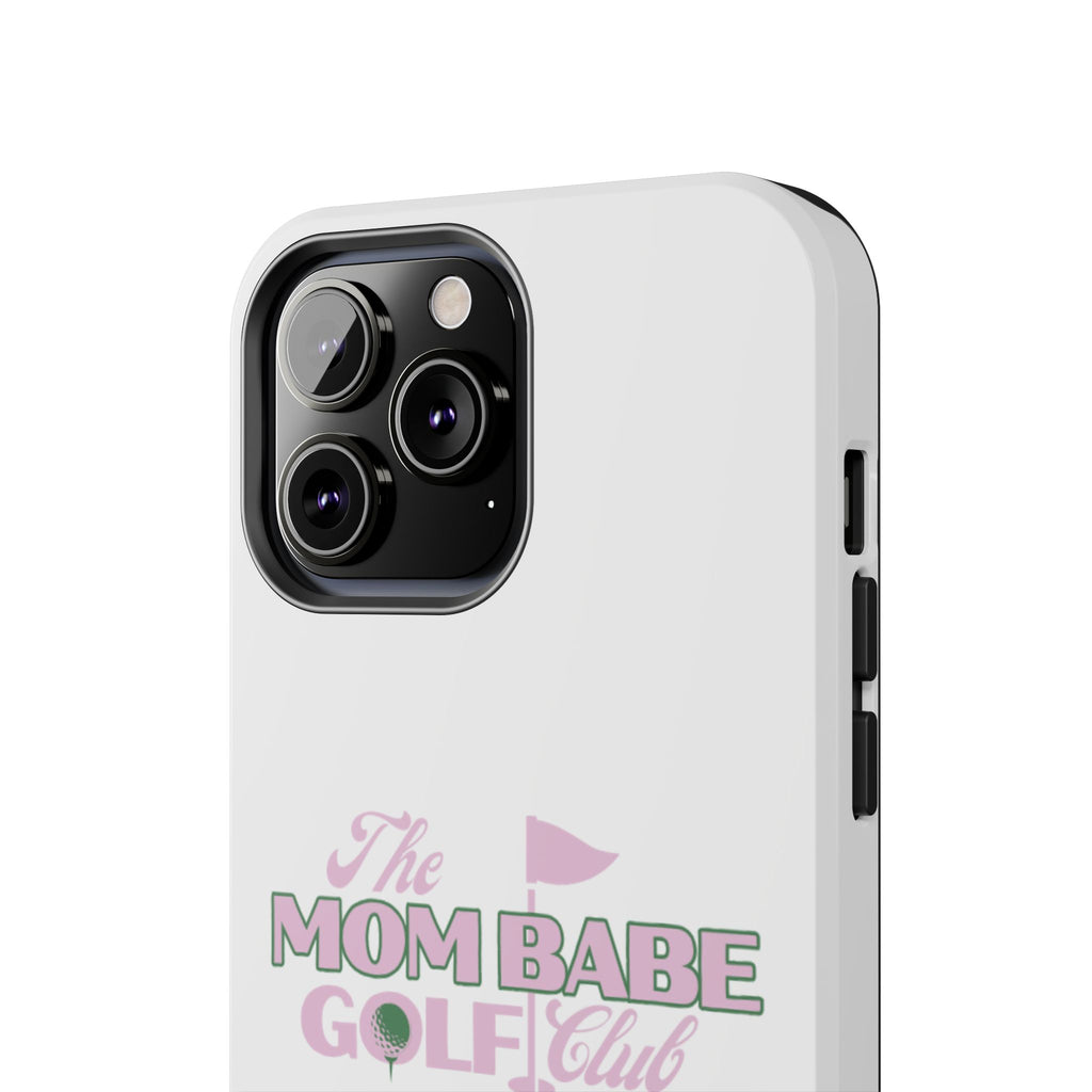 The Mom Babe Golf Club - Pink Vintage Golf Tough Phone Case