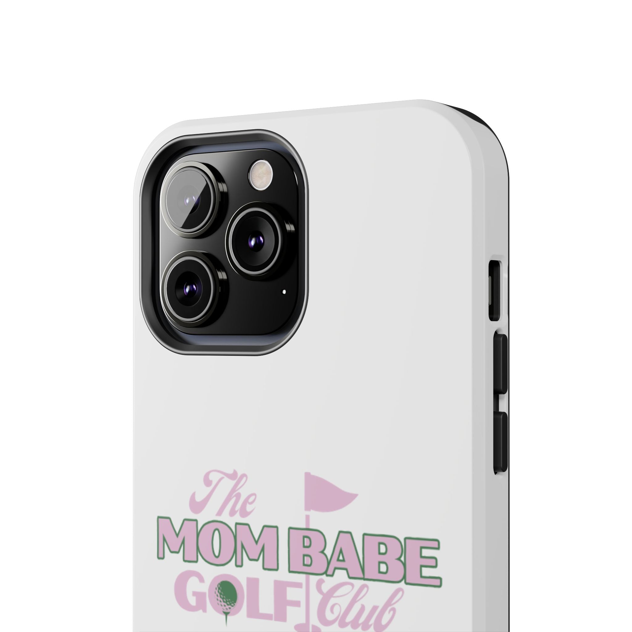 The Mom Babe Golf Club - Pink Vintage Golf Tough Phone Case