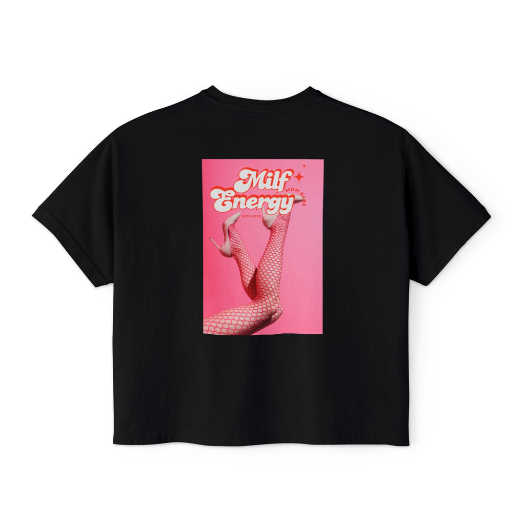 MILF Energy Mom Babe — Fishnet Graphic Tee