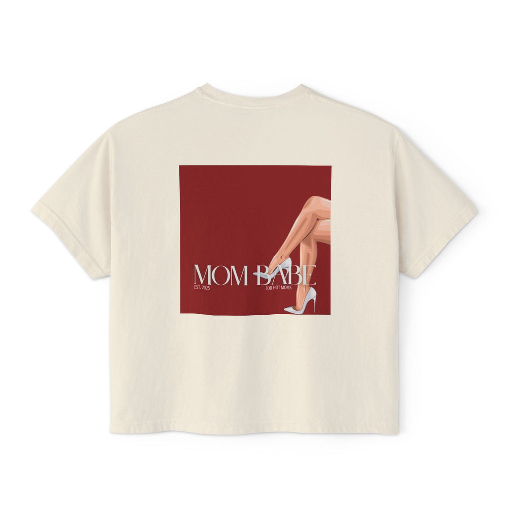 Mom Babe For Hot Moms - White Heels Graphic Tee