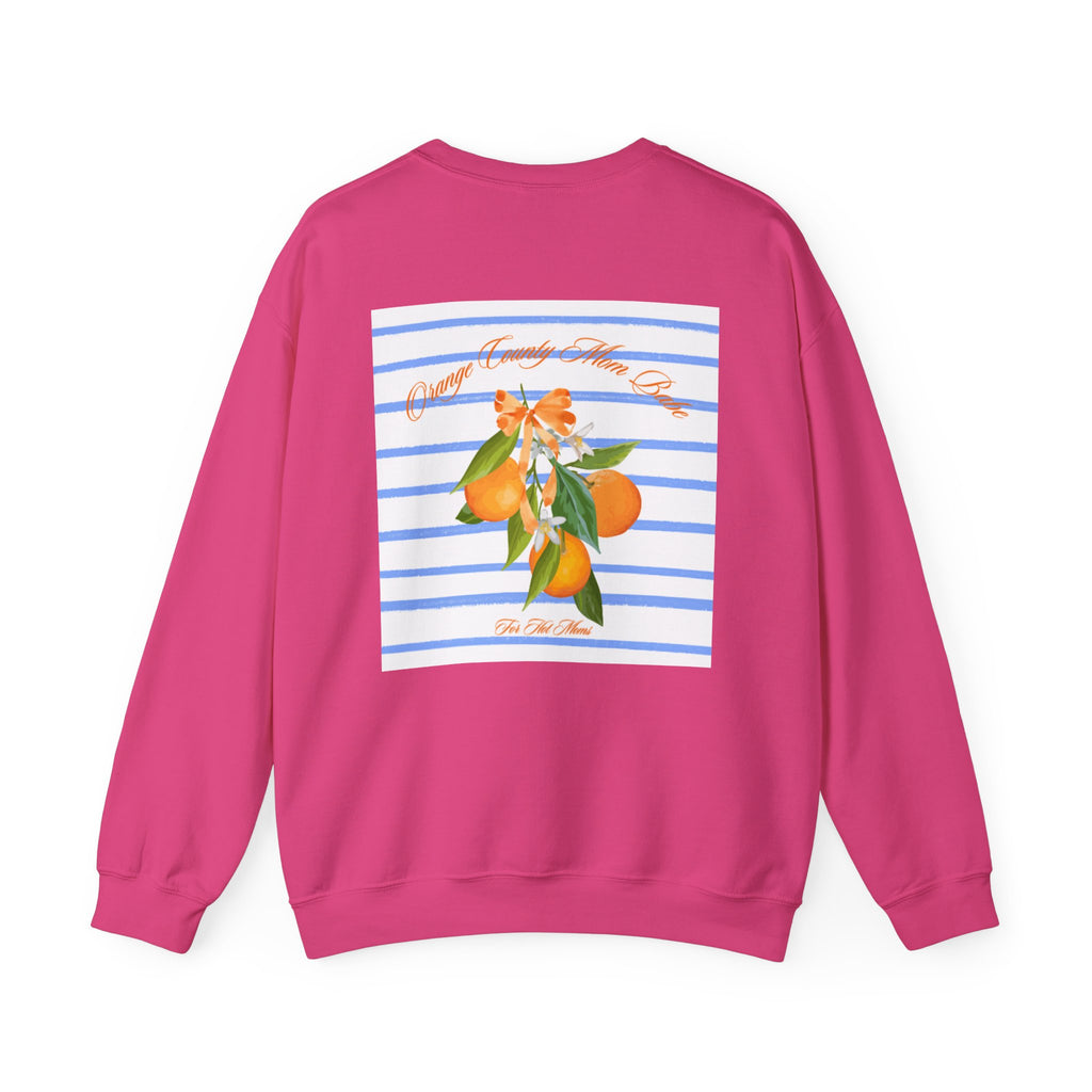 Orange County Mom Babe — Orange Blossom Graphic Sweatshirt