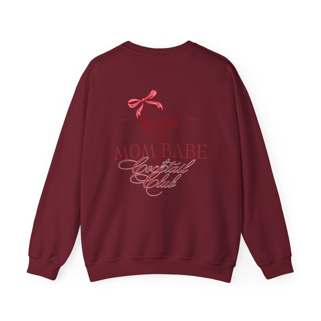 Mom Babe Cocktail Club - Cocktail Graphic Sweatshirt