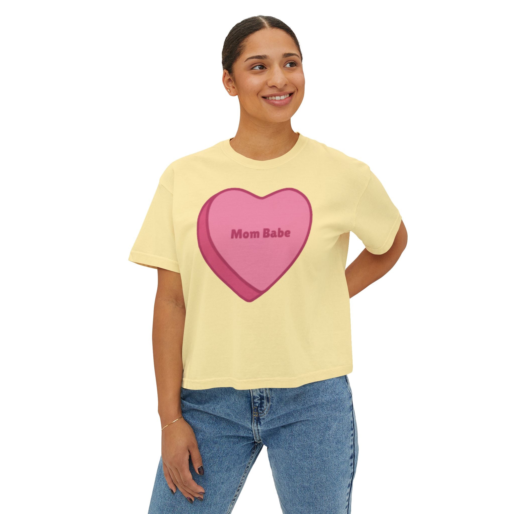 Mom Babe Be Mine - Conversation Hearts Graphic Tee