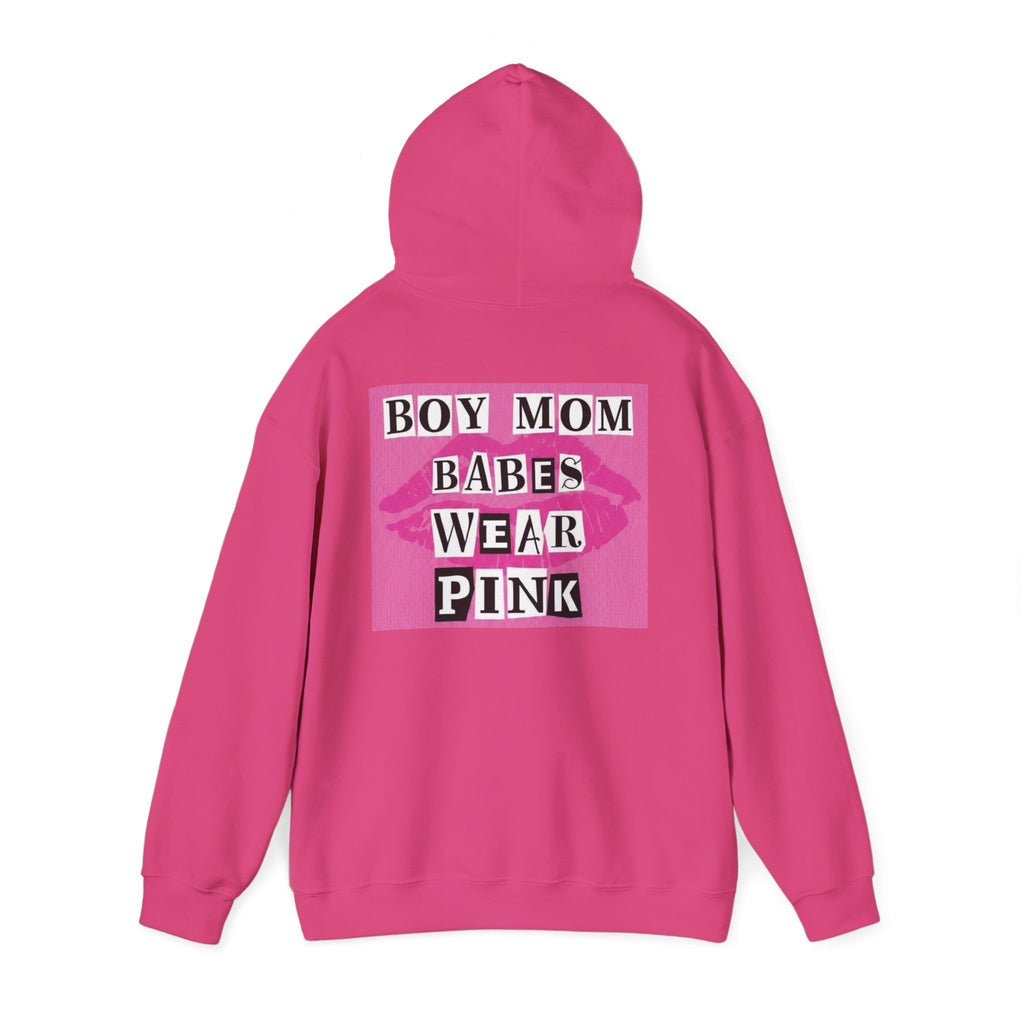 Boy Mom Babes Wear Pink - Graphic Hoodie