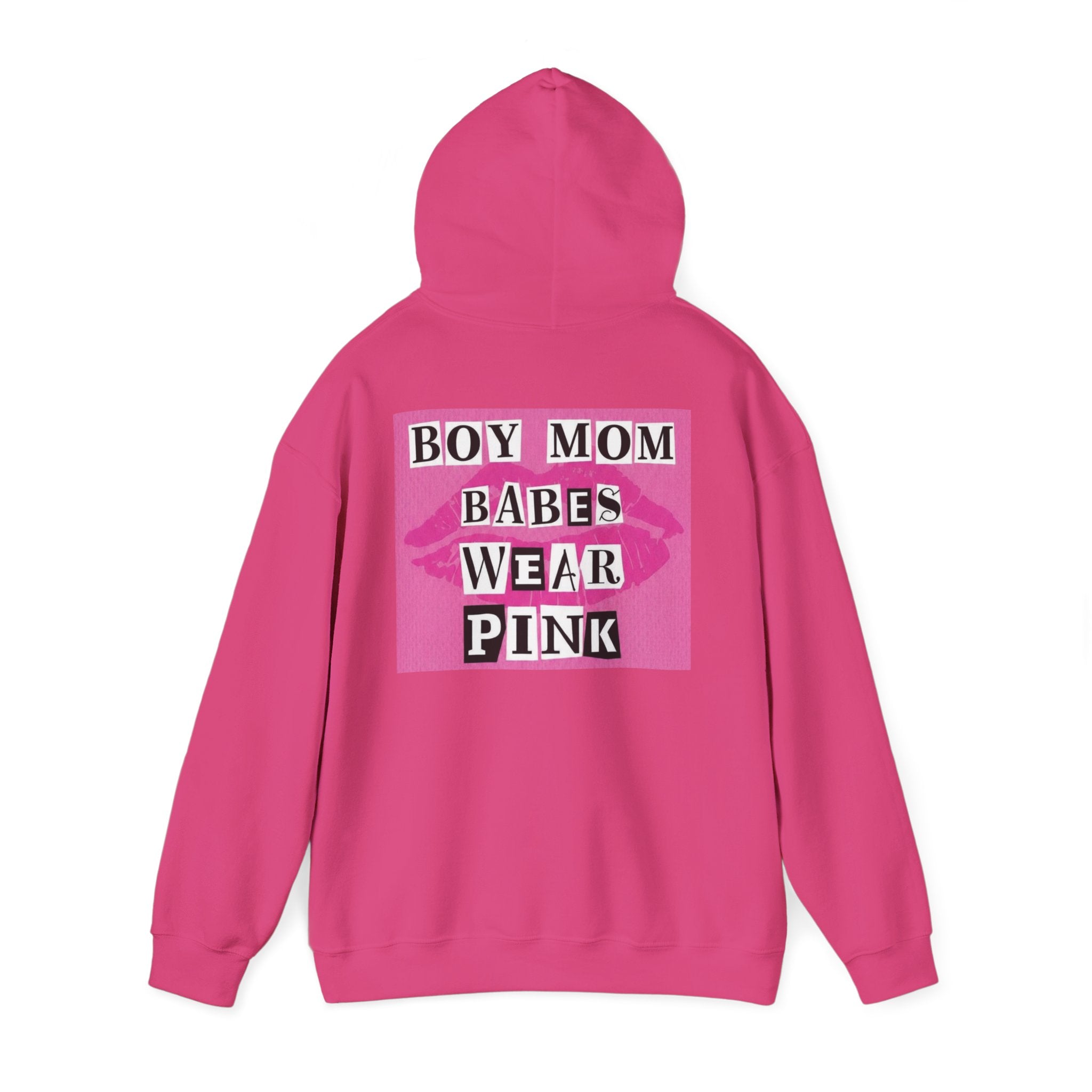 Boy Mom Babes Wear Pink - Graphic Hoodie