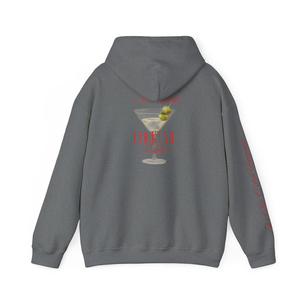 Mom Babe Cocktail Club - Martini Glass Graphic Hoodie