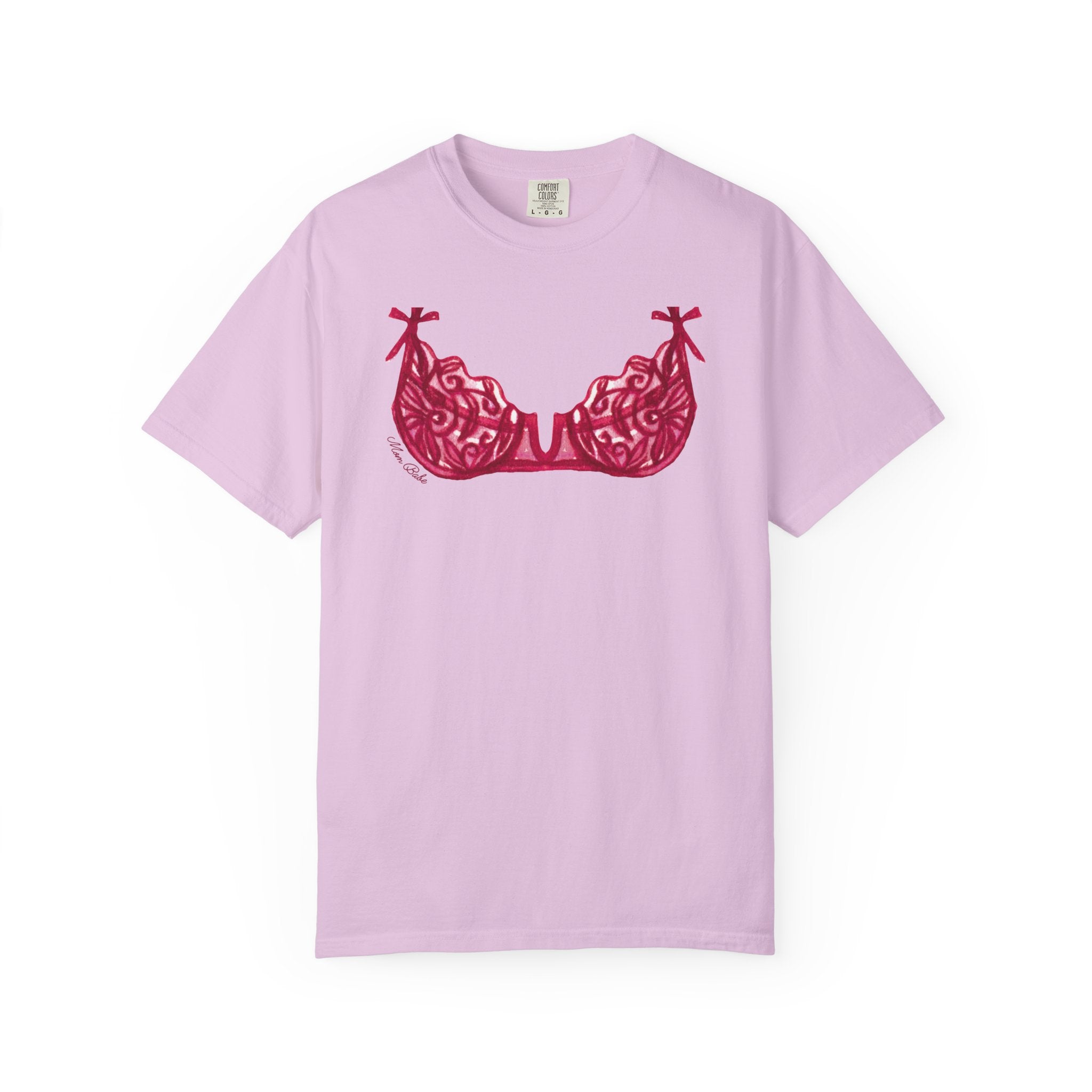 MILF Mom Babe - Bra Tee Pink