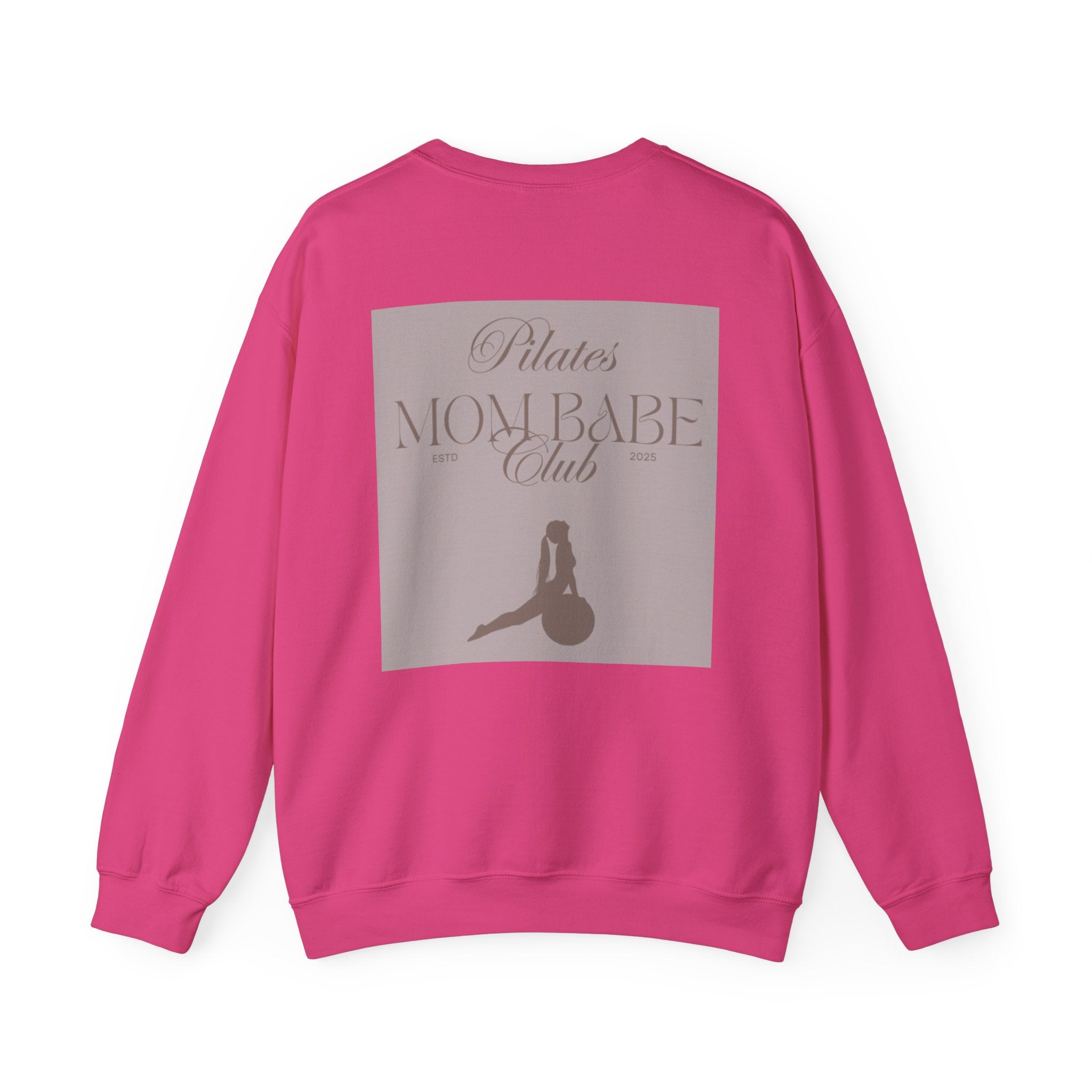 Pilates Mom Babe Club — Workout Graphic Sweatshirt