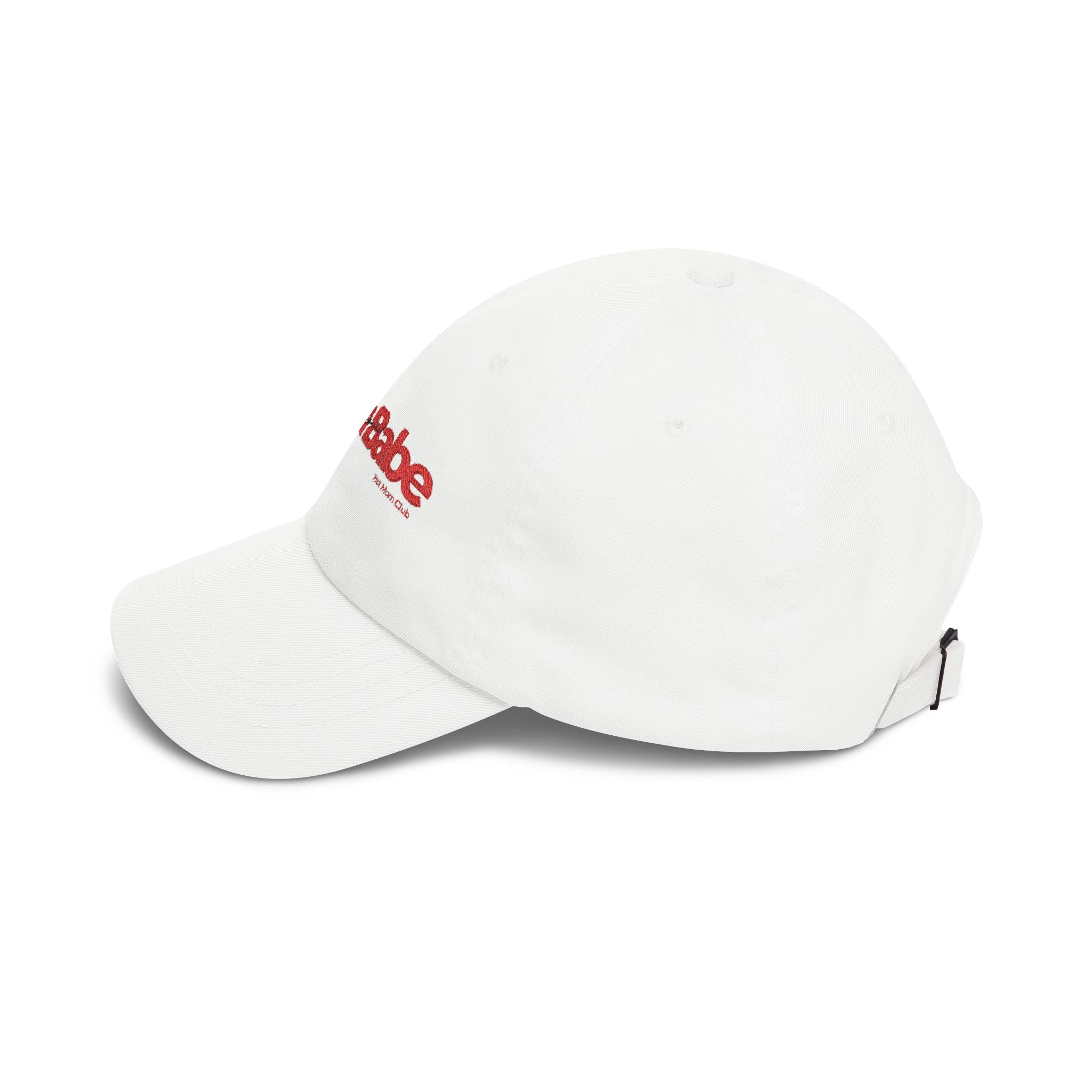 Overstimulated Mom Babe Cap - Red and black Embroidery