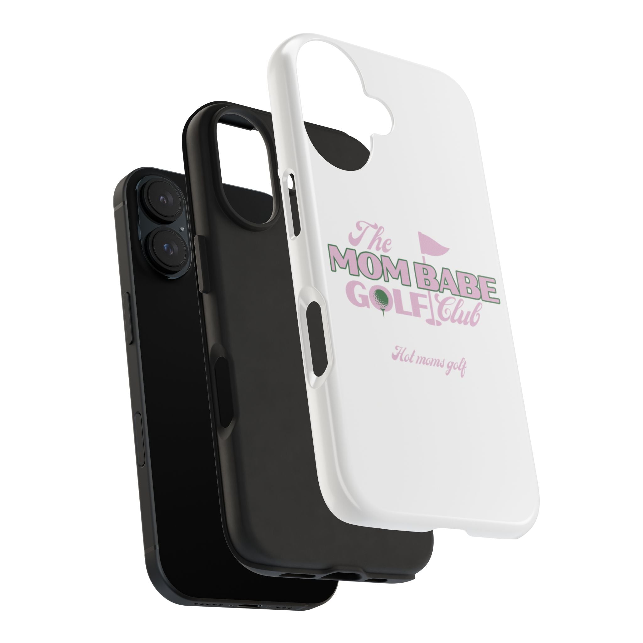 The Mom Babe Golf Club - Pink Vintage Golf Tough Phone Case