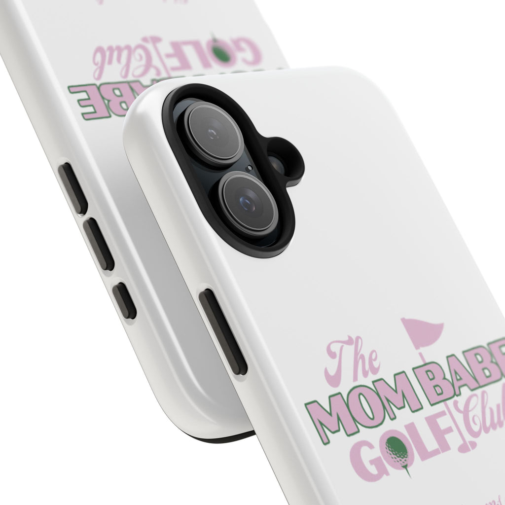 The Mom Babe Golf Club - Pink Vintage Golf Tough Phone Case