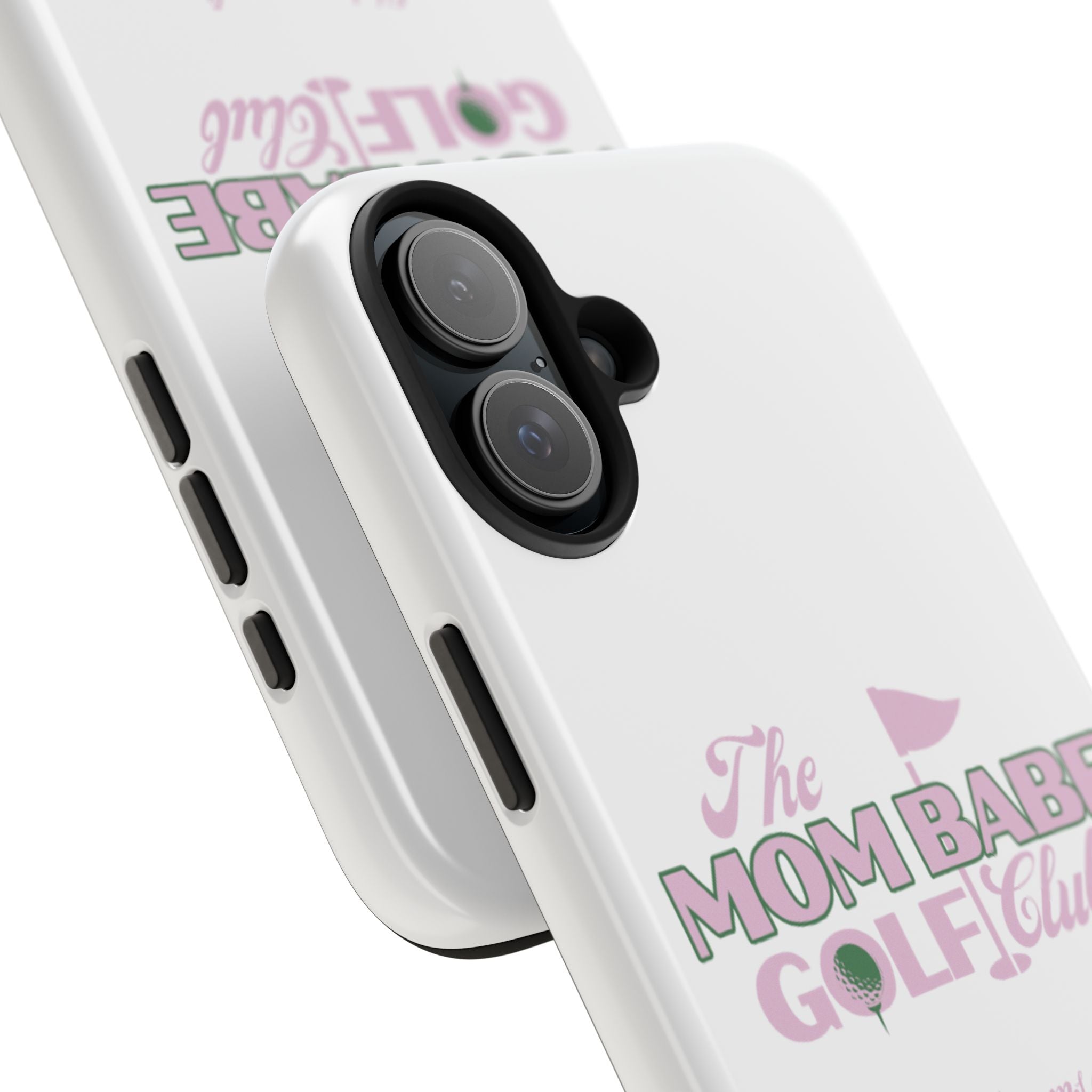 The Mom Babe Golf Club - Pink Vintage Golf Tough Phone Case