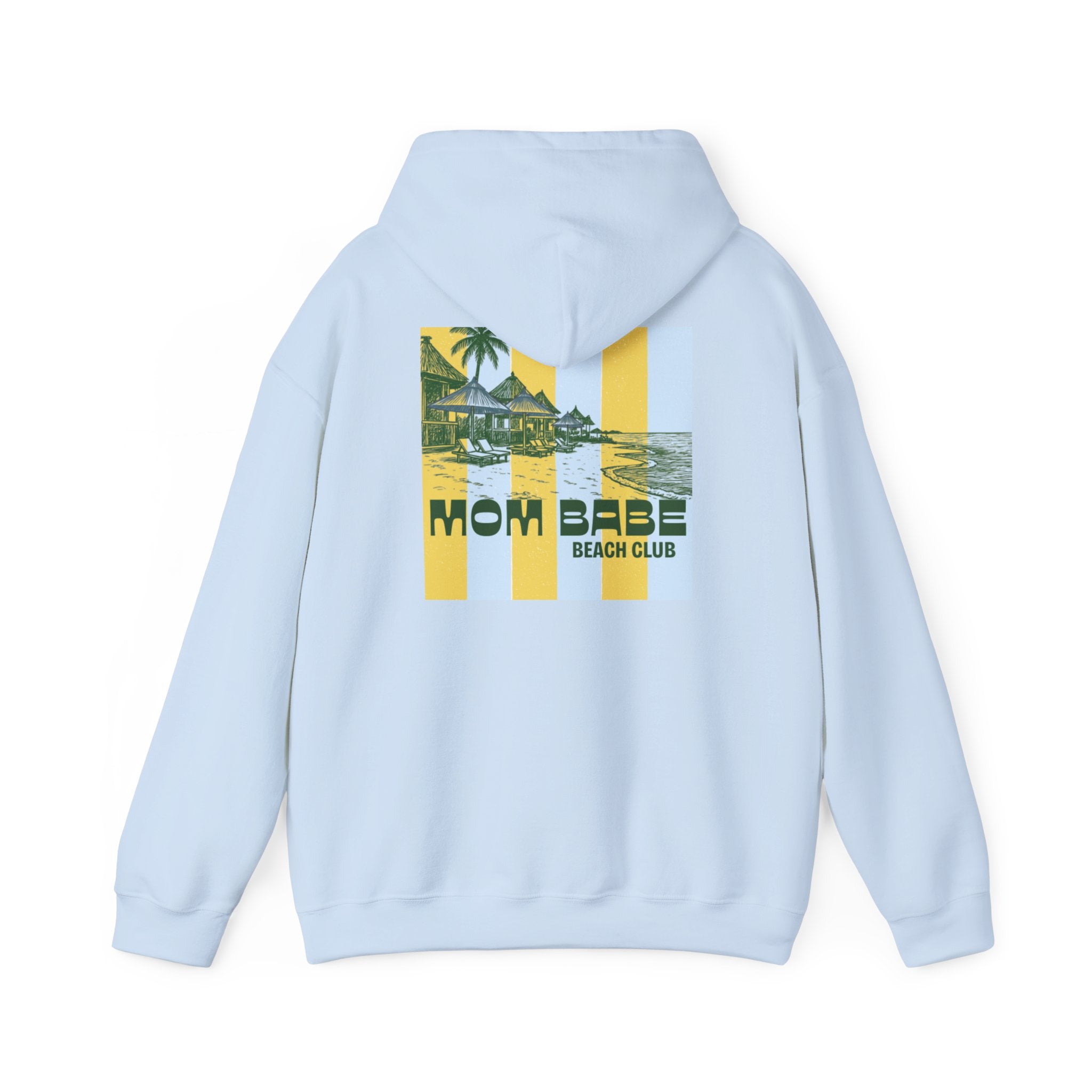 Mom Babe Beach Club — Graphic Hoodie