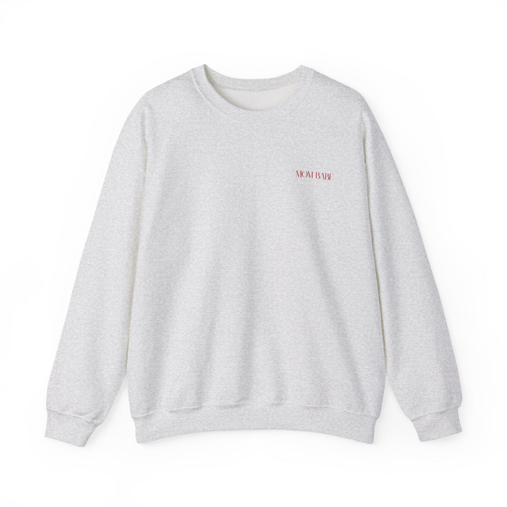 Mom Babe For Hot Moms - White Heels Graphic Sweatshirt