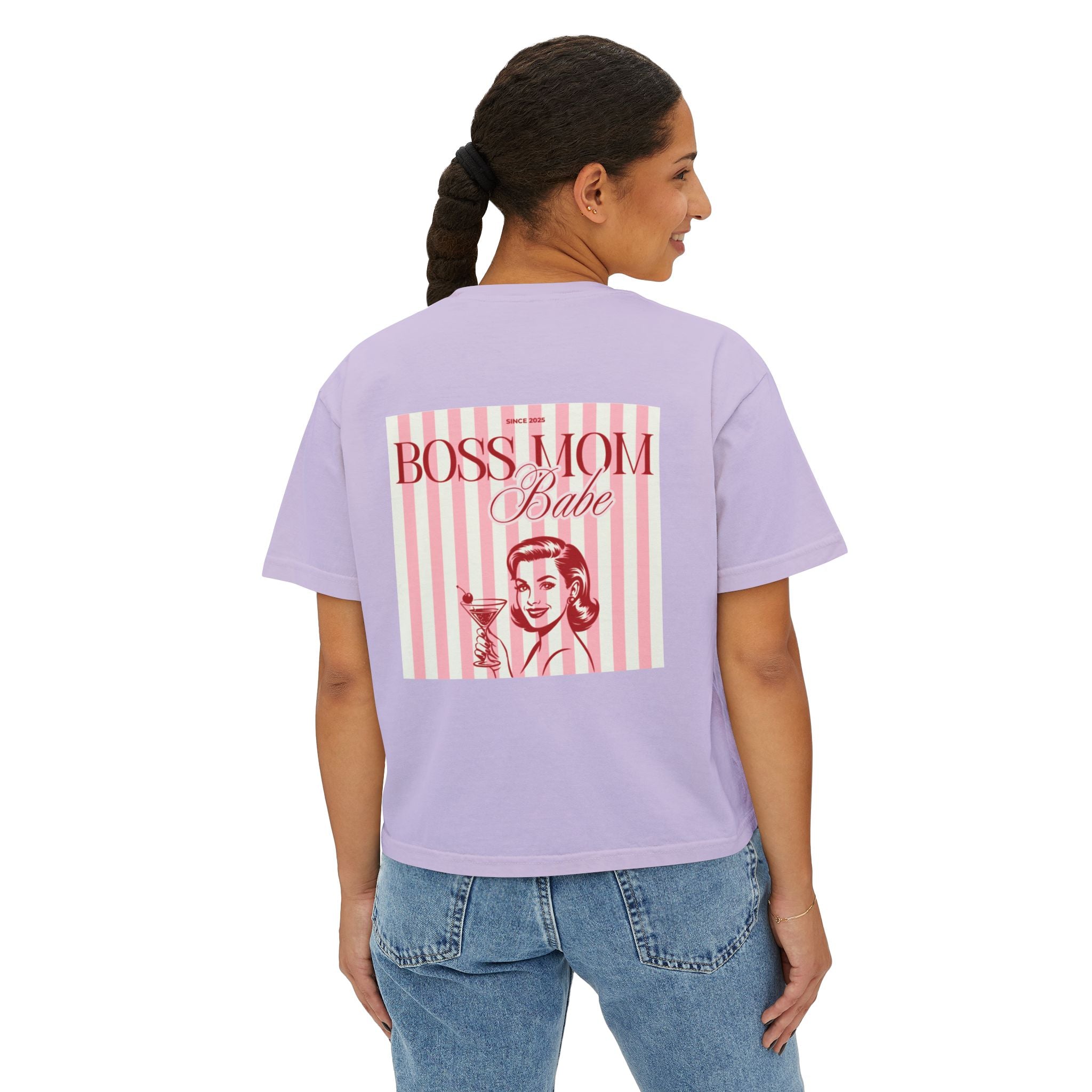 Boss Mom Babe — Vintage Retro Graphic Tee