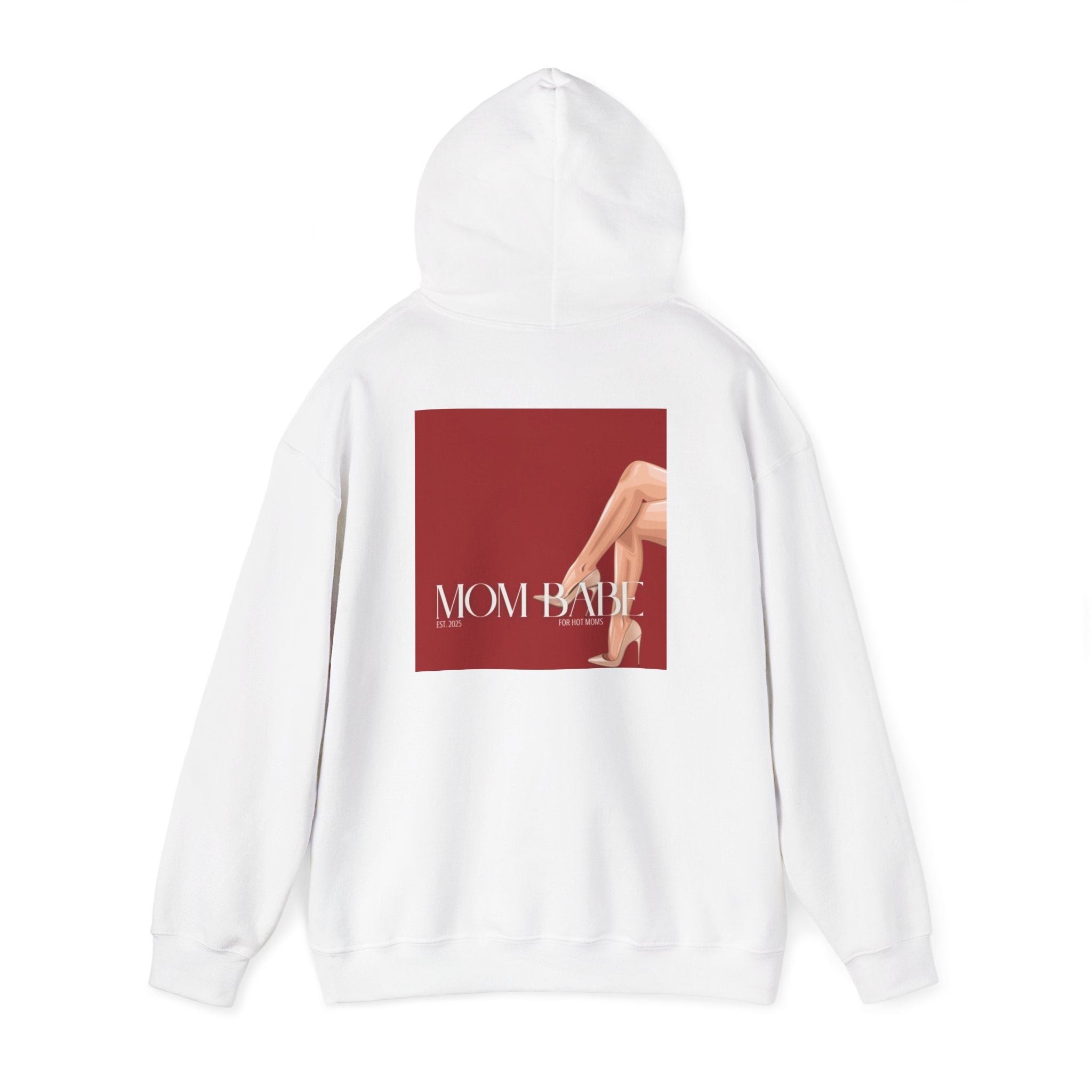 Mom Babe For Hot Moms - Beige Heels Graphic Hoodie