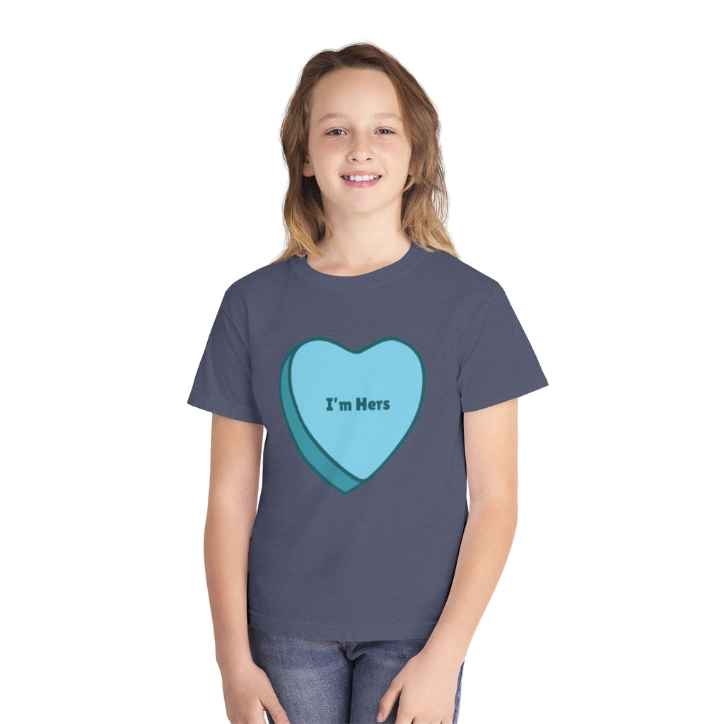 Children's - I'm Hers - Conversation Heart Graphic Tee