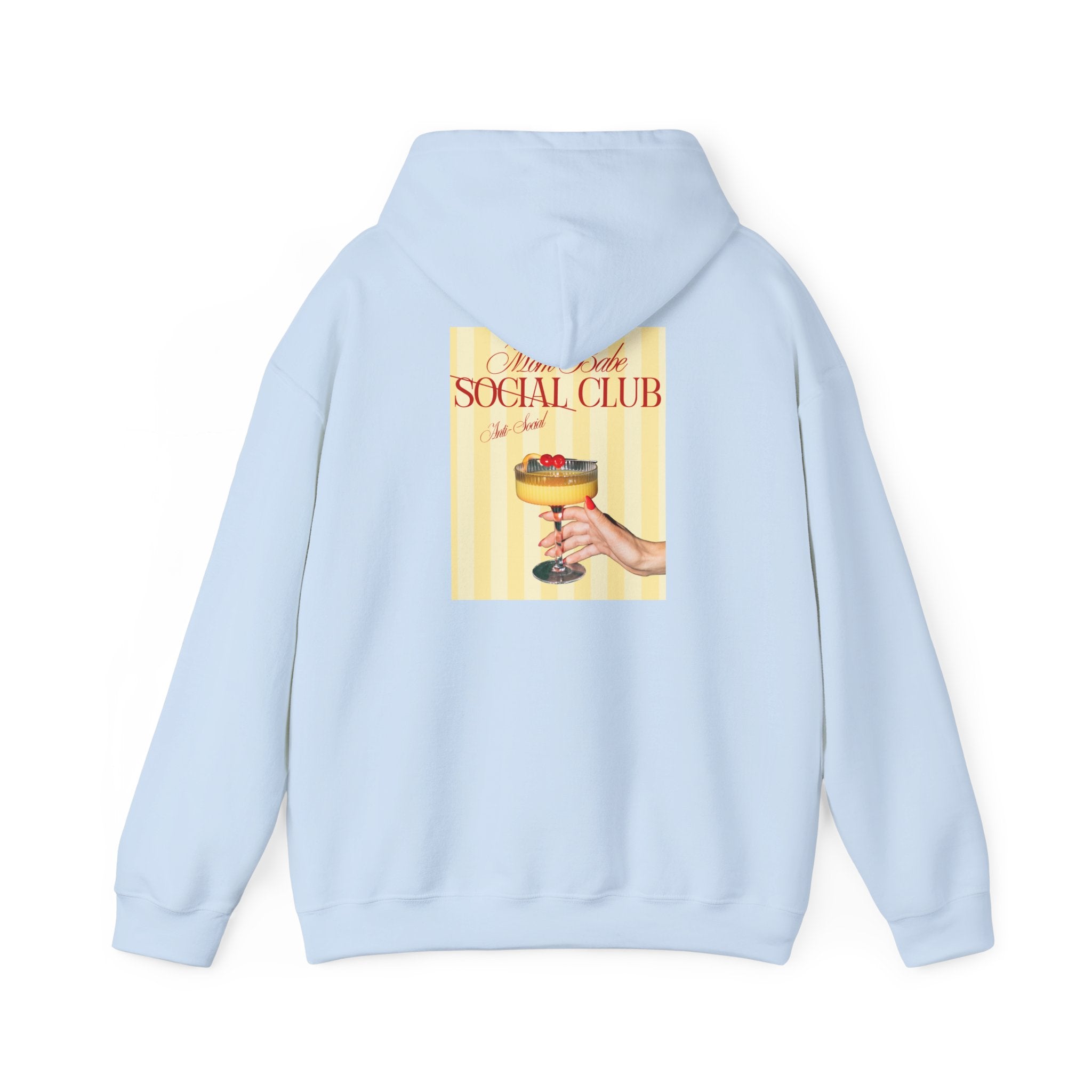 Mom Babe Anti-Social Club - Cocktail Graphic Hoodie
