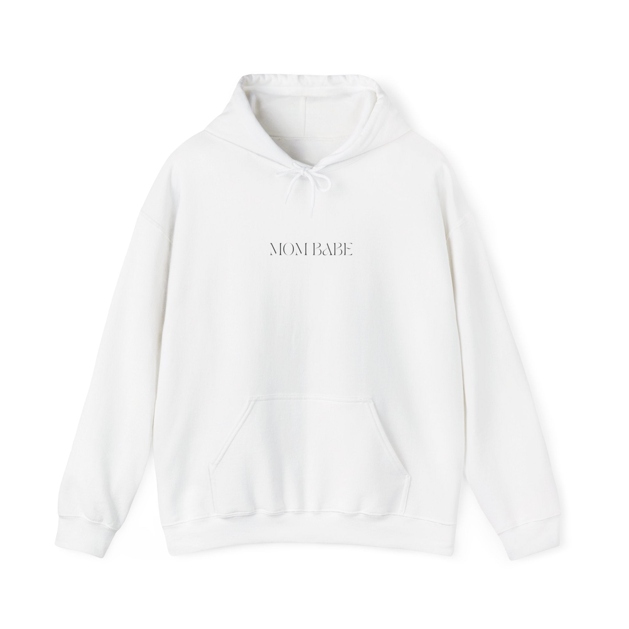 Pilates Mom Babe Club — Workout Graphic Hoodie (Black Print)